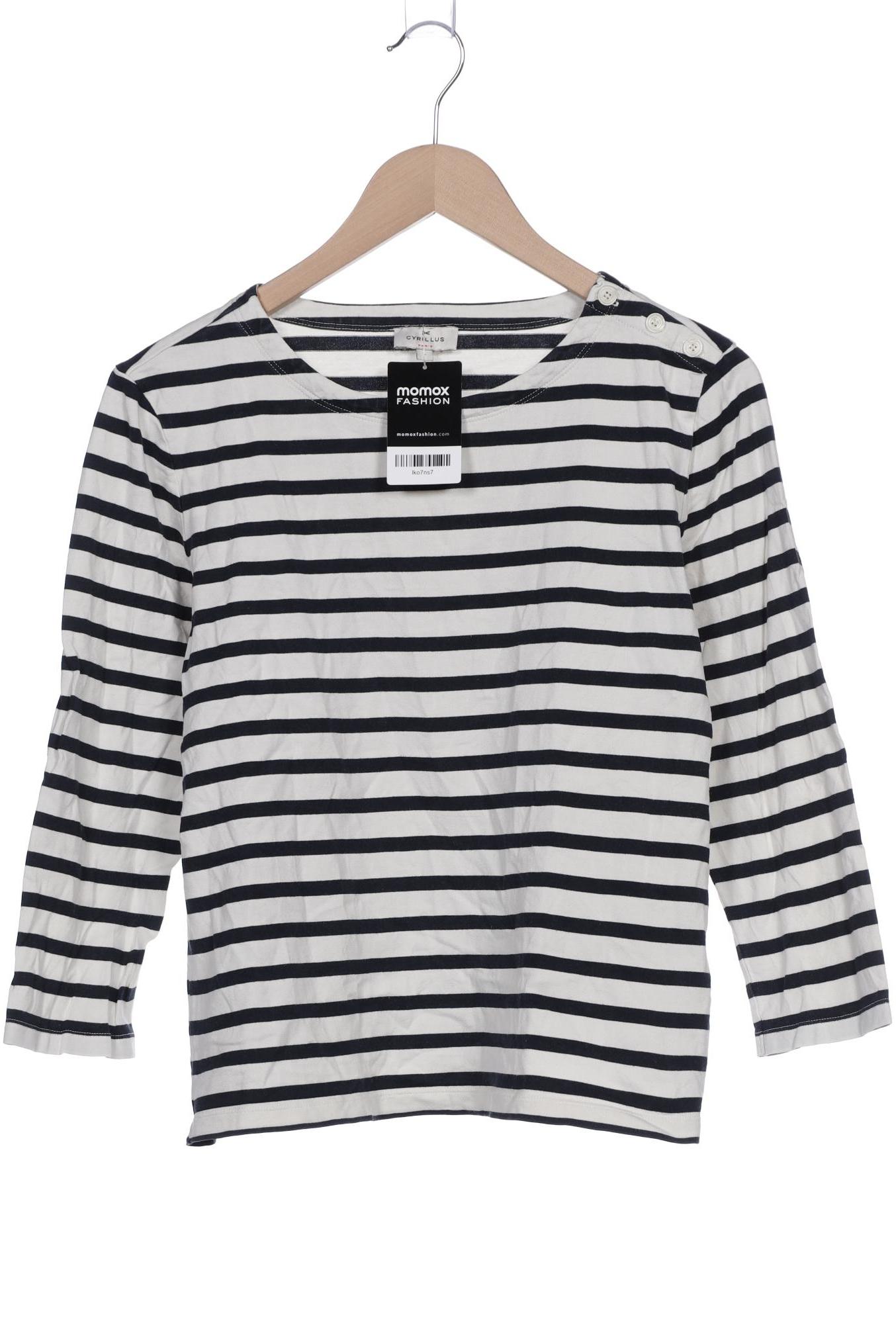 

Cyrillus Damen Langarmshirt, weiß, Gr. 42