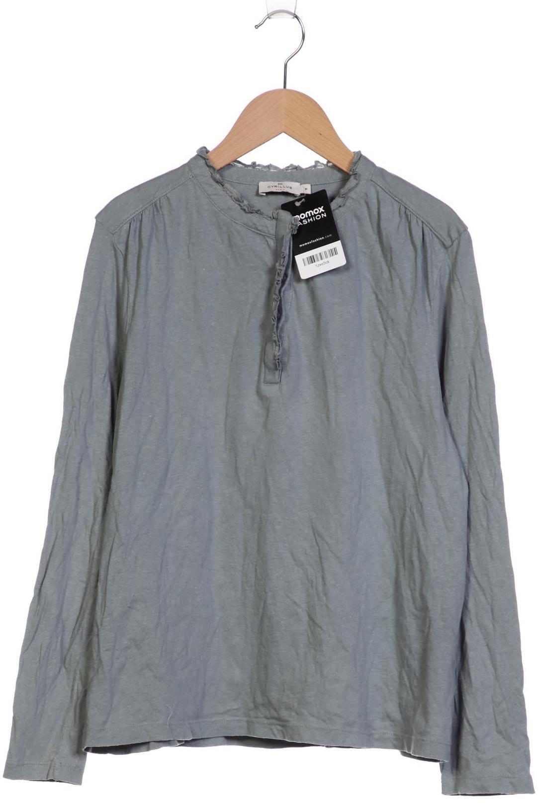 

Cyrillus Damen Langarmshirt, türkis, Gr. 38