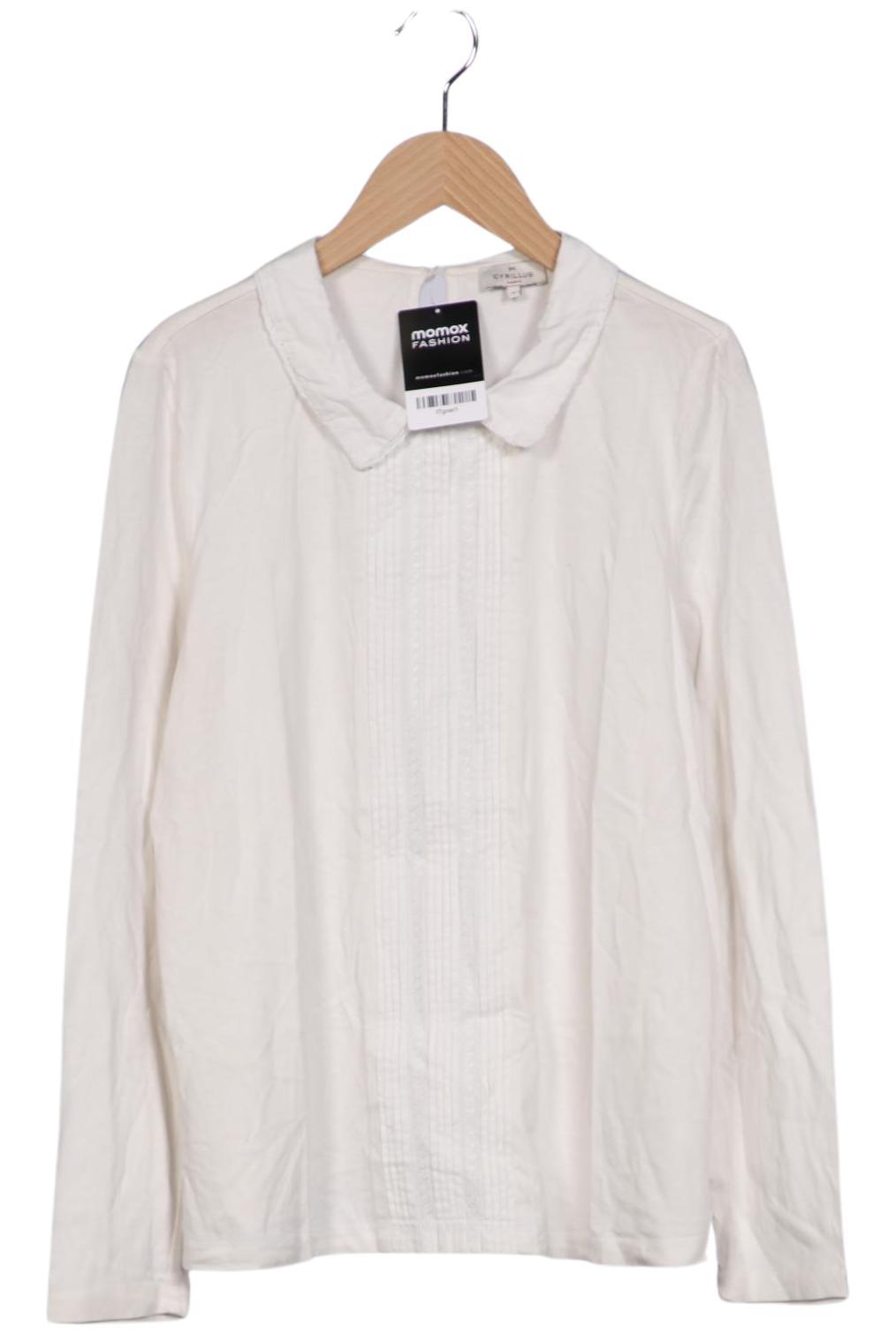 

Cyrillus Damen Langarmshirt, cremeweiß, Gr. 36