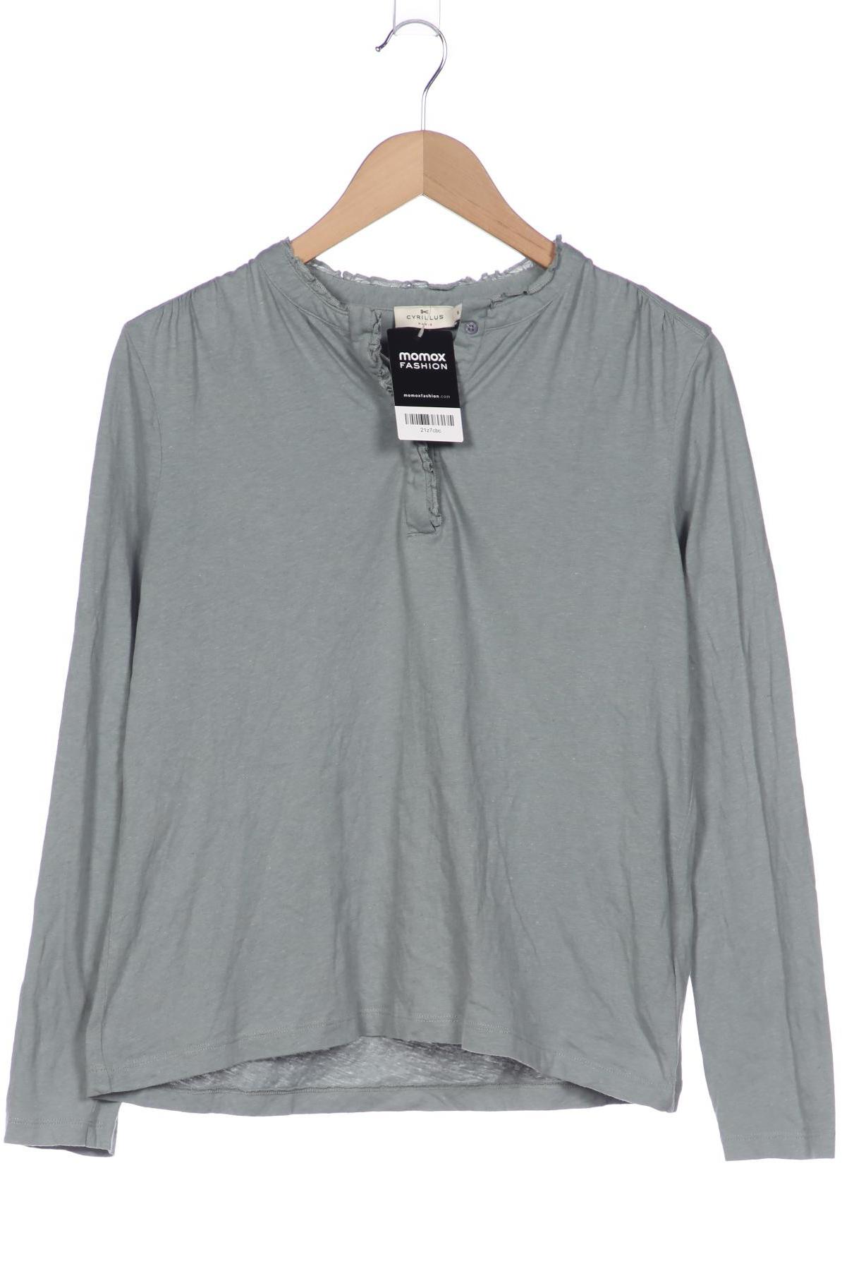 

Cyrillus Damen Langarmshirt, türkis, Gr. 36