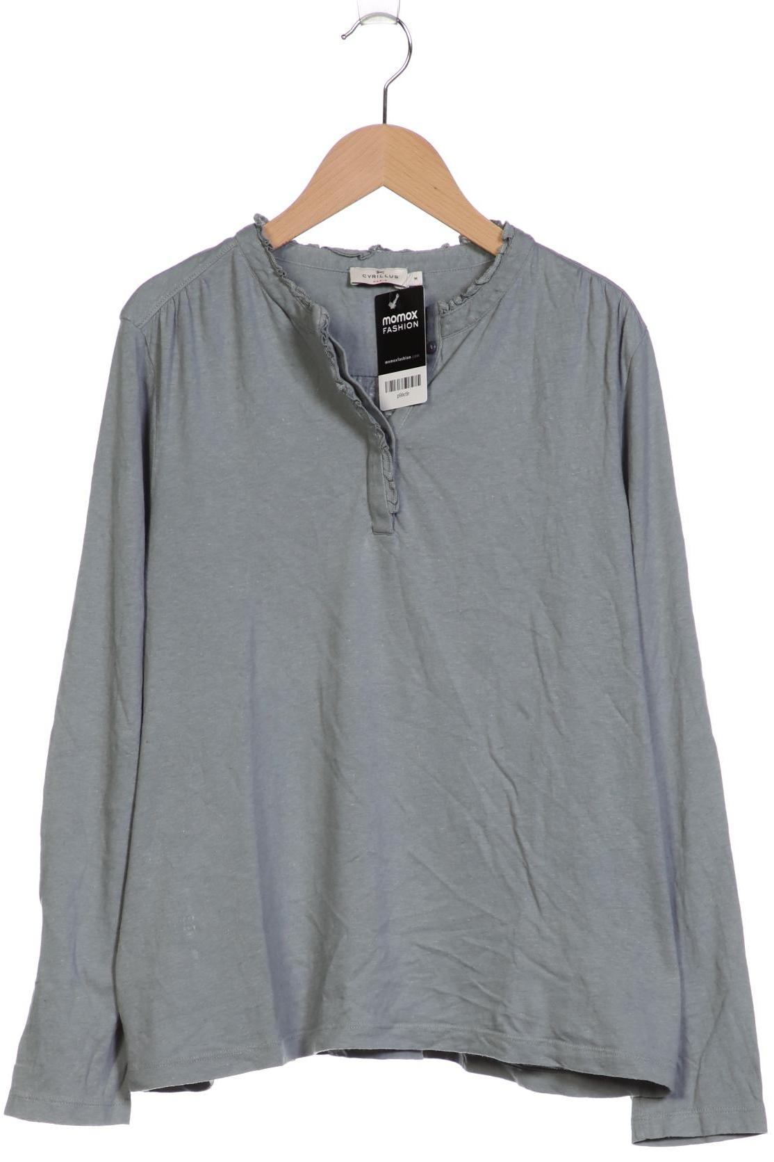 

Cyrillus Damen Langarmshirt, türkis, Gr. 38