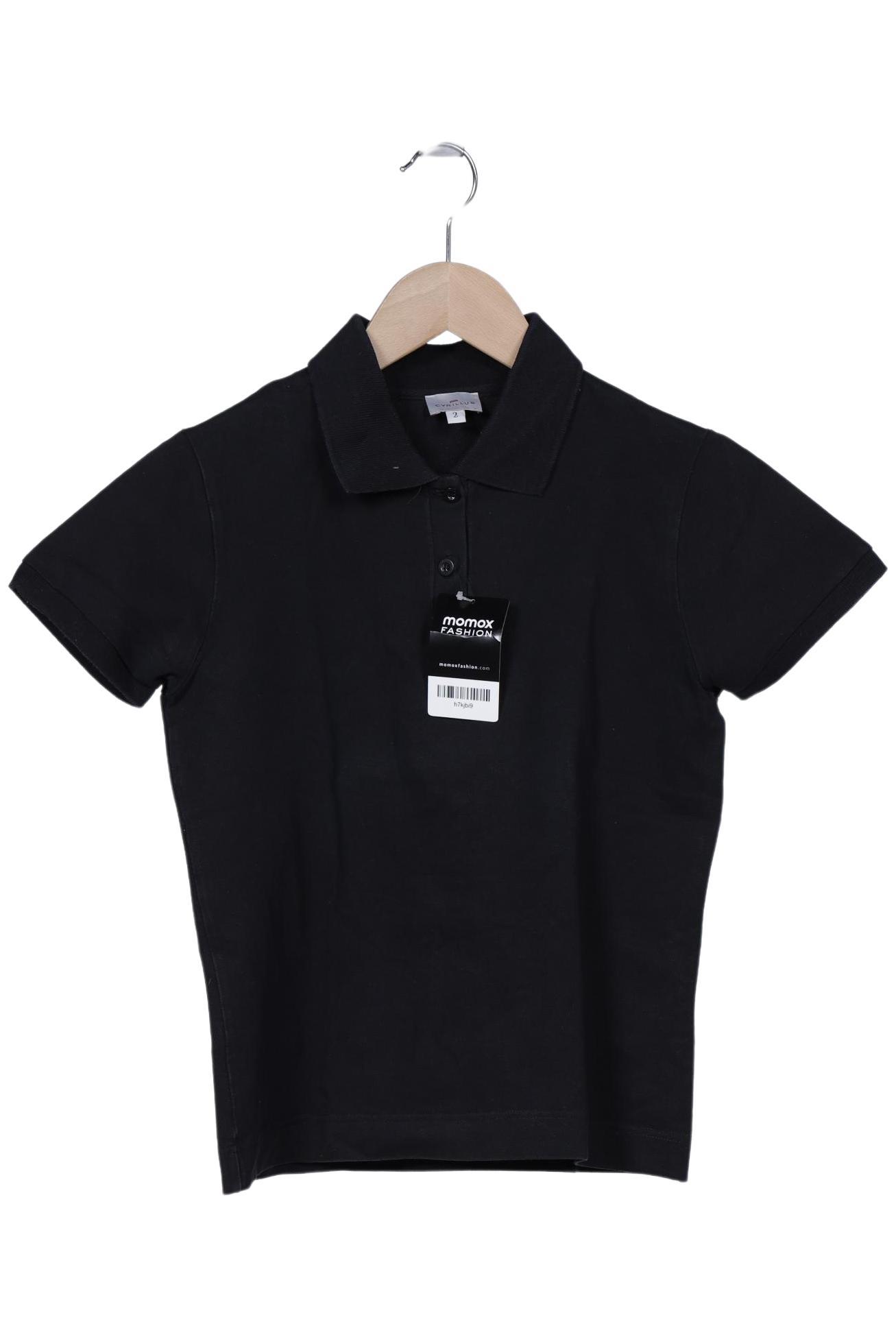 

Cyrillus Damen Poloshirt, schwarz, Gr. 34