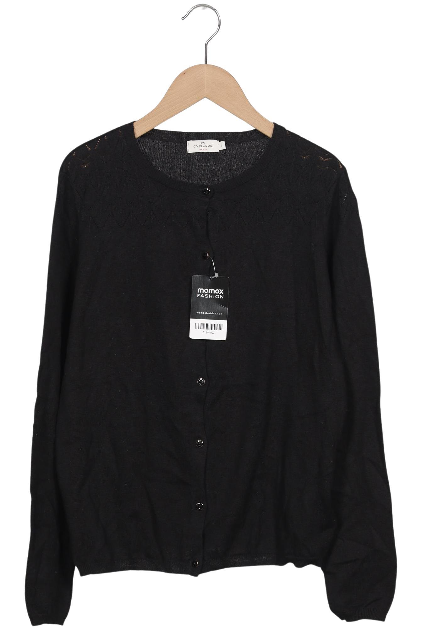 

Cyrillus Damen Strickjacke, schwarz, Gr. 42