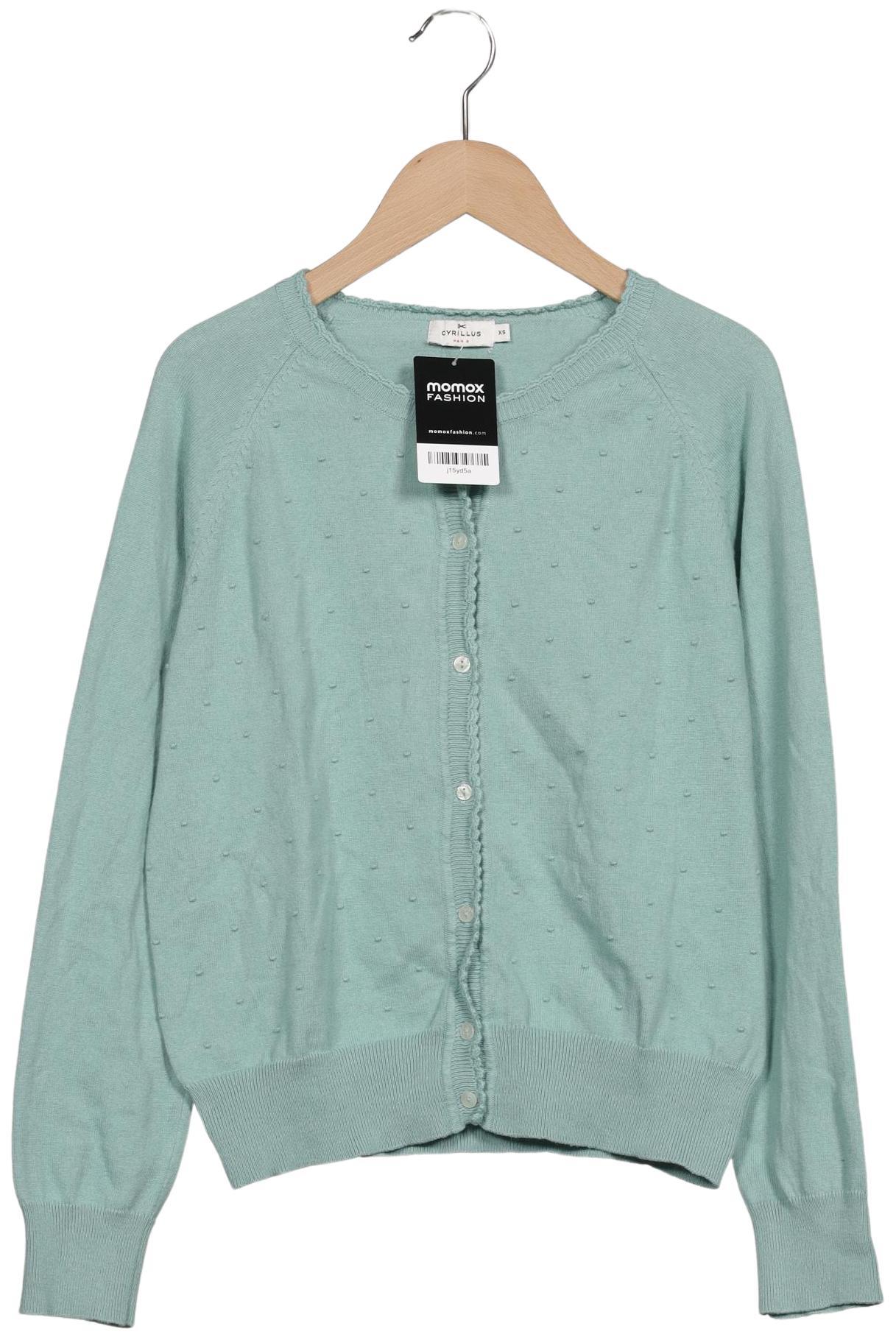 

Cyrillus Damen Strickjacke, türkis, Gr. 34