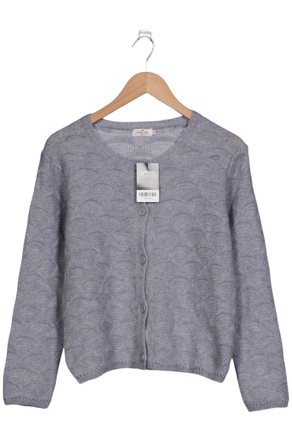 

Cyrillus Damen Strickjacke, grau, Gr. 36