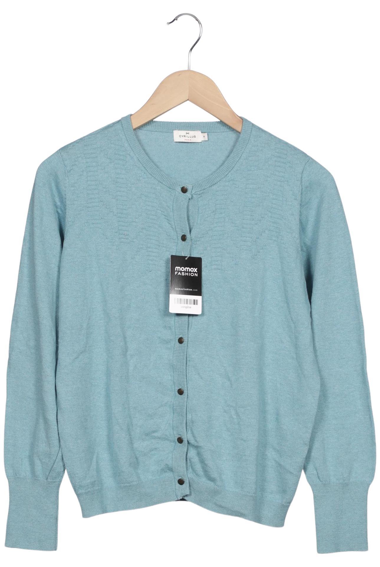 

Cyrillus Damen Strickjacke, hellblau, Gr. 38