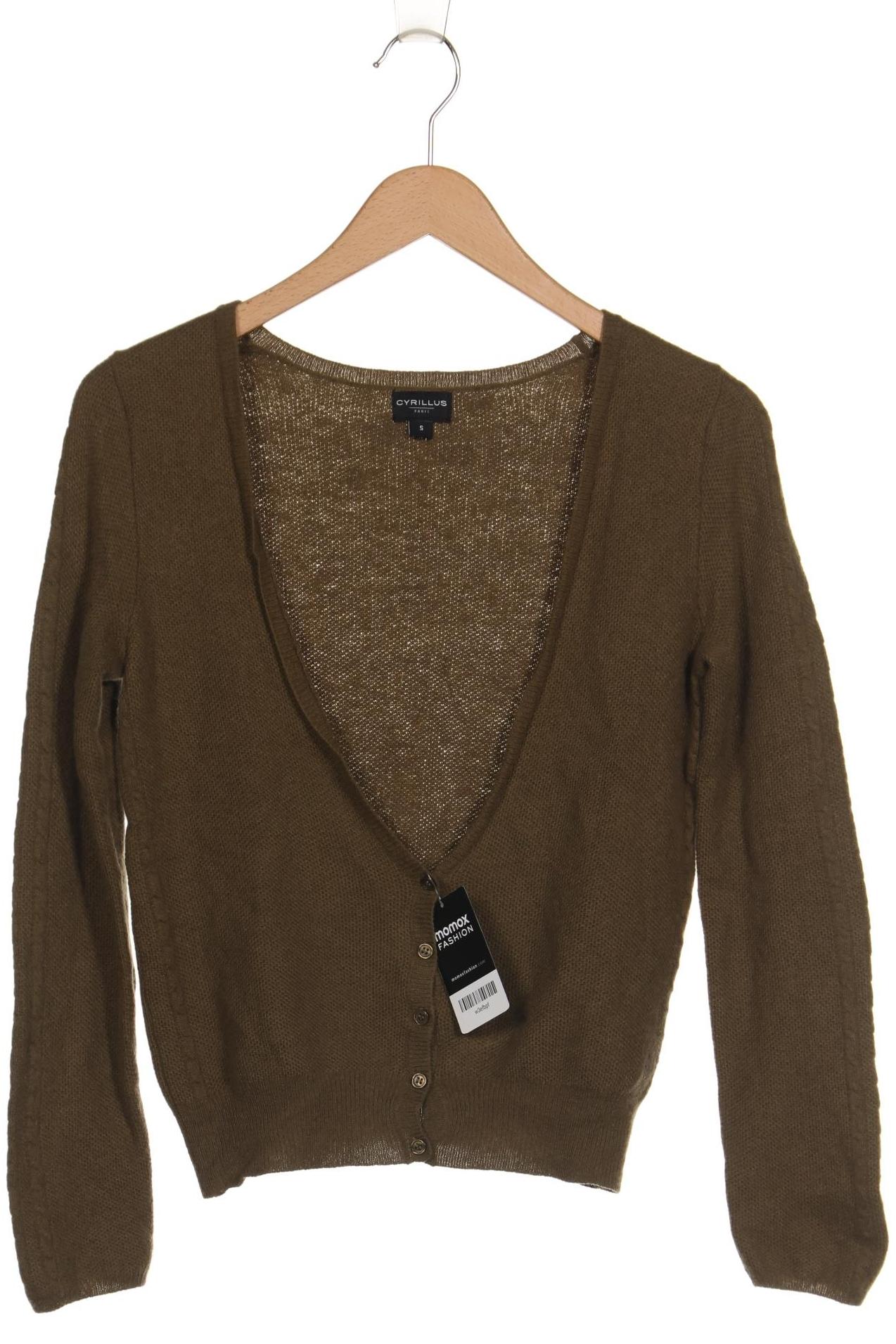 

Cyrillus Damen Strickjacke, grün, Gr. 36