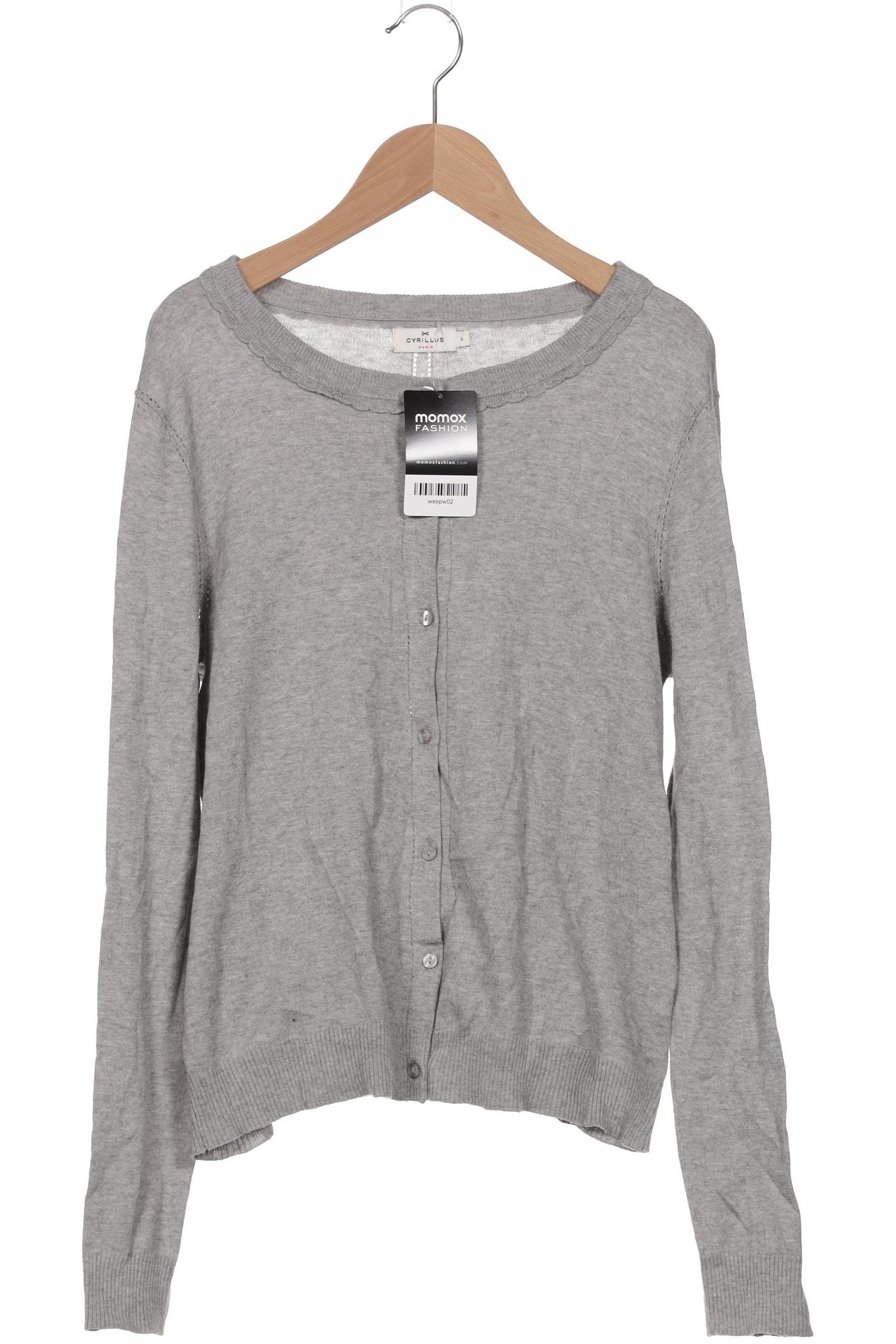 

Cyrillus Damen Strickjacke, grau, Gr. 42