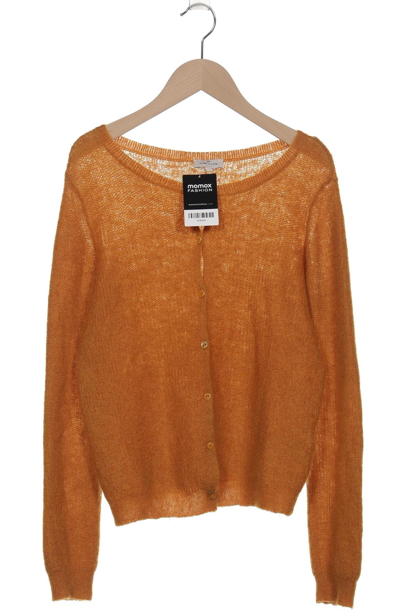 

Cyrillus Damen Strickjacke, orange, Gr. 34