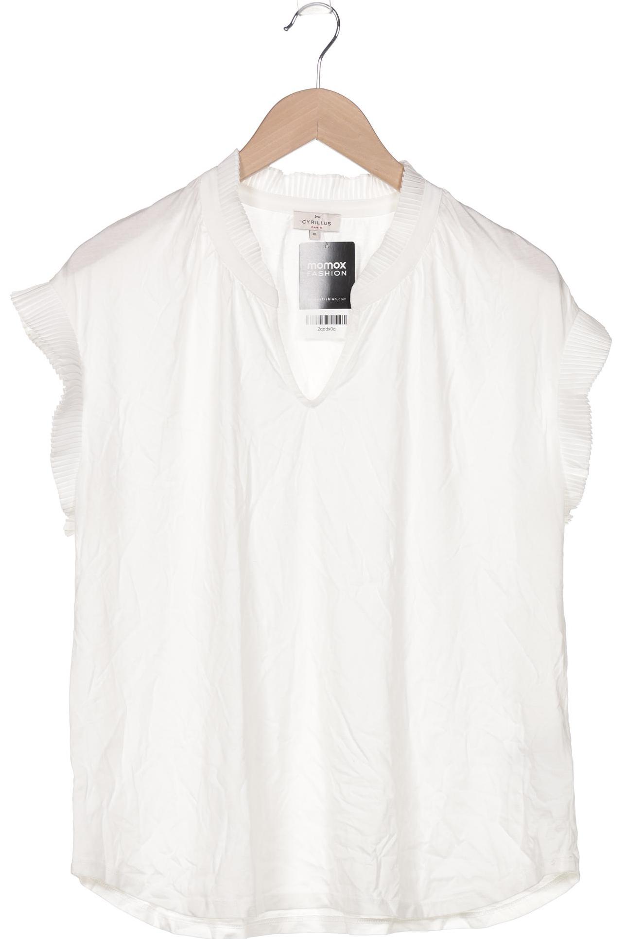 

Cyrillus Damen T-Shirt, weiß, Gr. 44