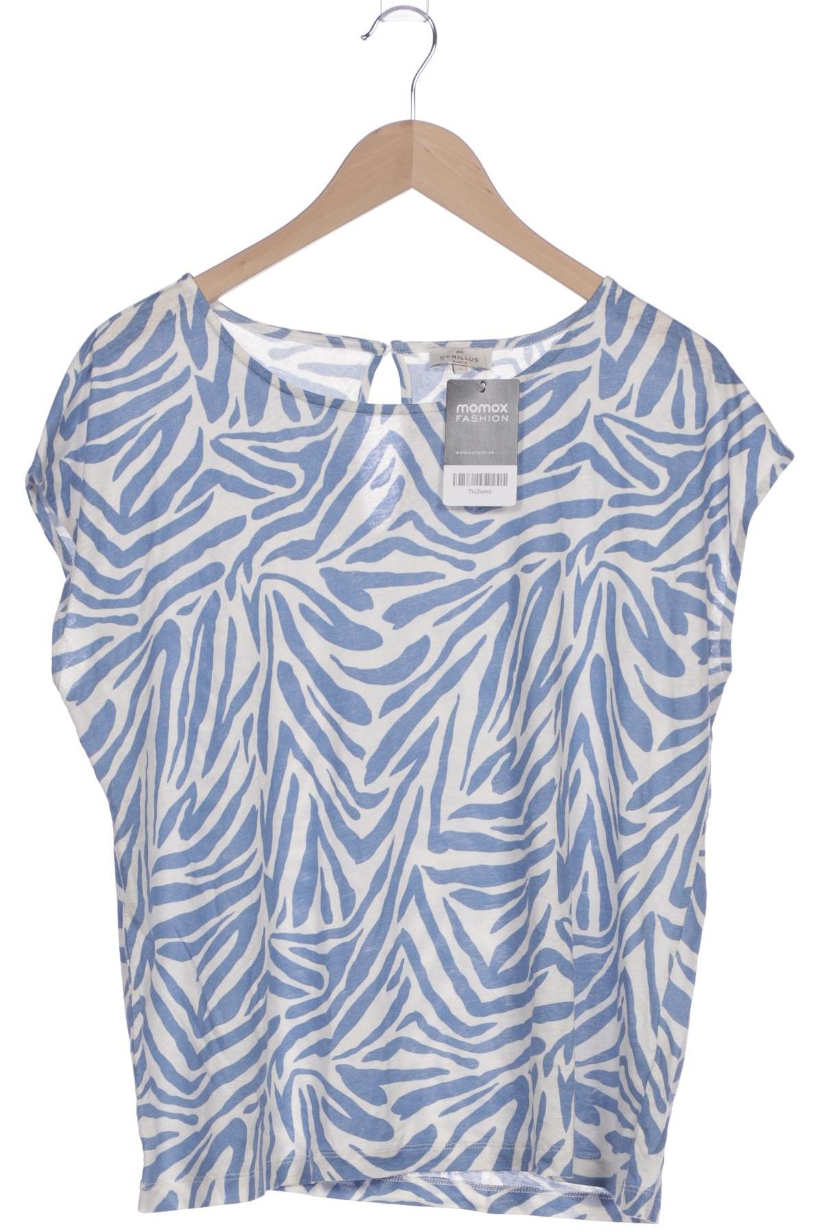 

Cyrillus Damen T-Shirt, blau, Gr. 42
