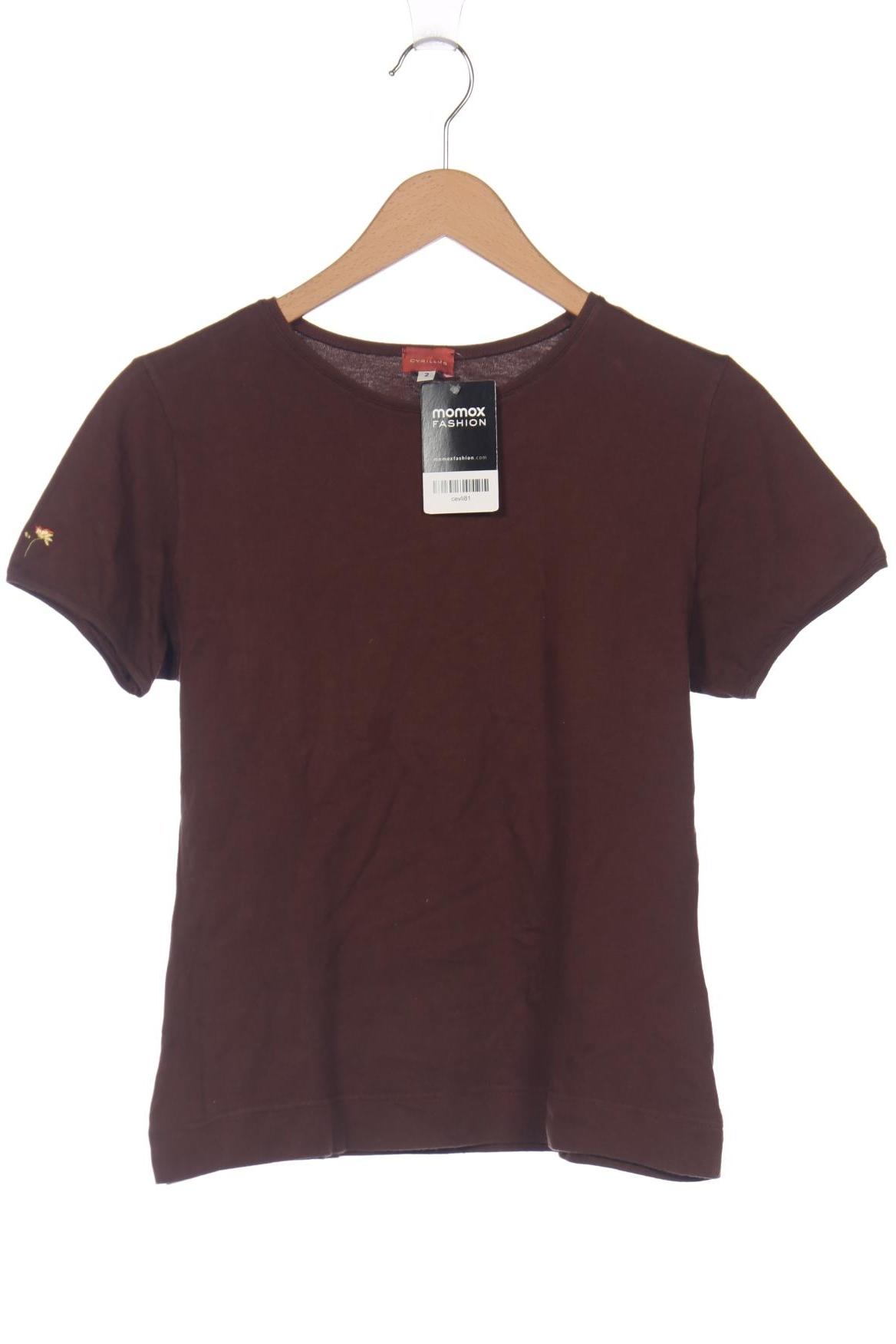 

Cyrillus Damen T-Shirt, braun, Gr. 38