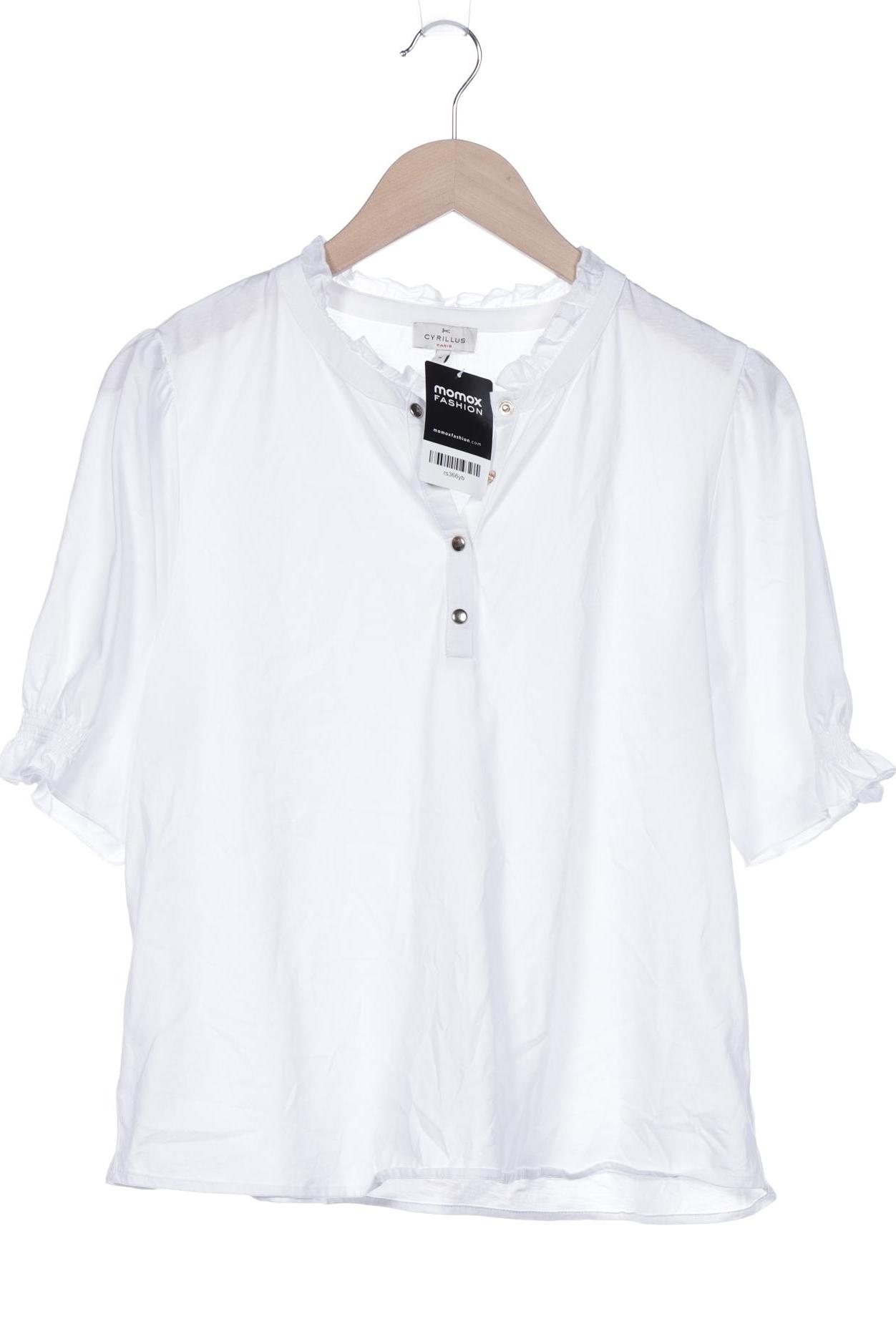 

Cyrillus Damen T-Shirt, weiß, Gr. 38