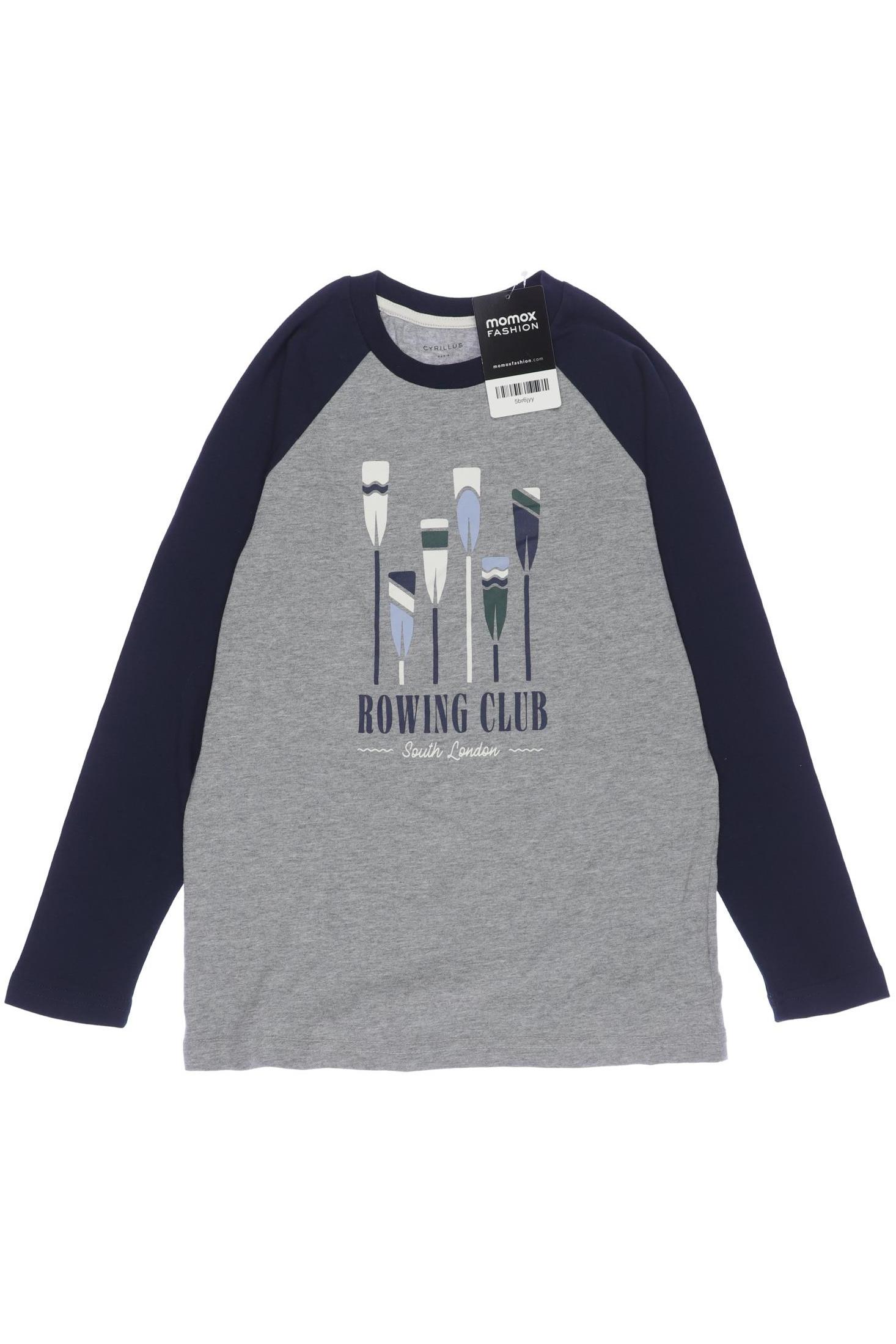 

Cyrillus Herren Langarmshirt, grau, Gr. 140