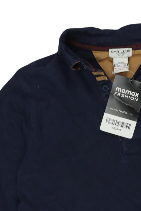 Thumbnail - Cyrillus Jungen Poloshirt, marineblau, Gr. 116