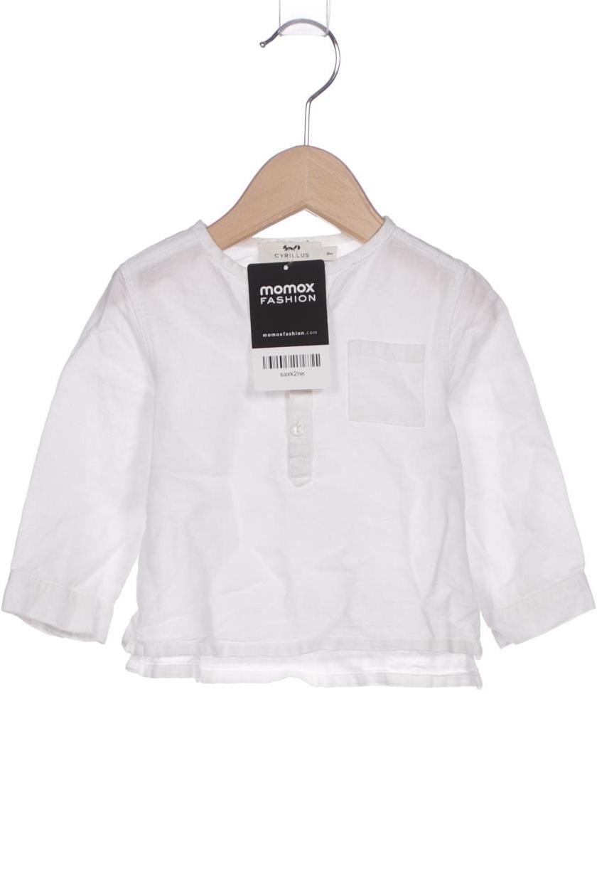

Cyrillus Damen Langarmshirt, weiß, Gr. 80