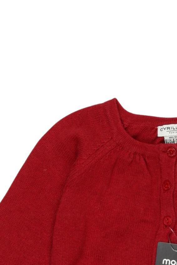 Thumbnail - Cyrillus Mädchen Strickjacke, rot, Gr. 80