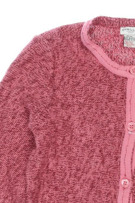 Thumbnail - Cyrillus Mädchen Strickjacke, pink, Gr. 140