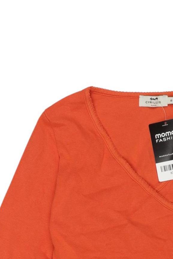 Thumbnail - Cyrillus Mädchen Strickjacke, orange, Gr. 128