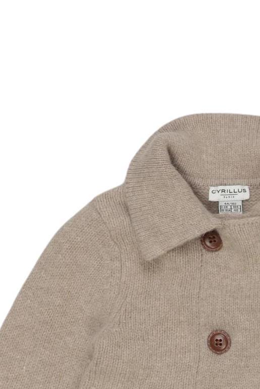 Thumbnail - Cyrillus Mädchen Strickjacke, beige, Gr. 104