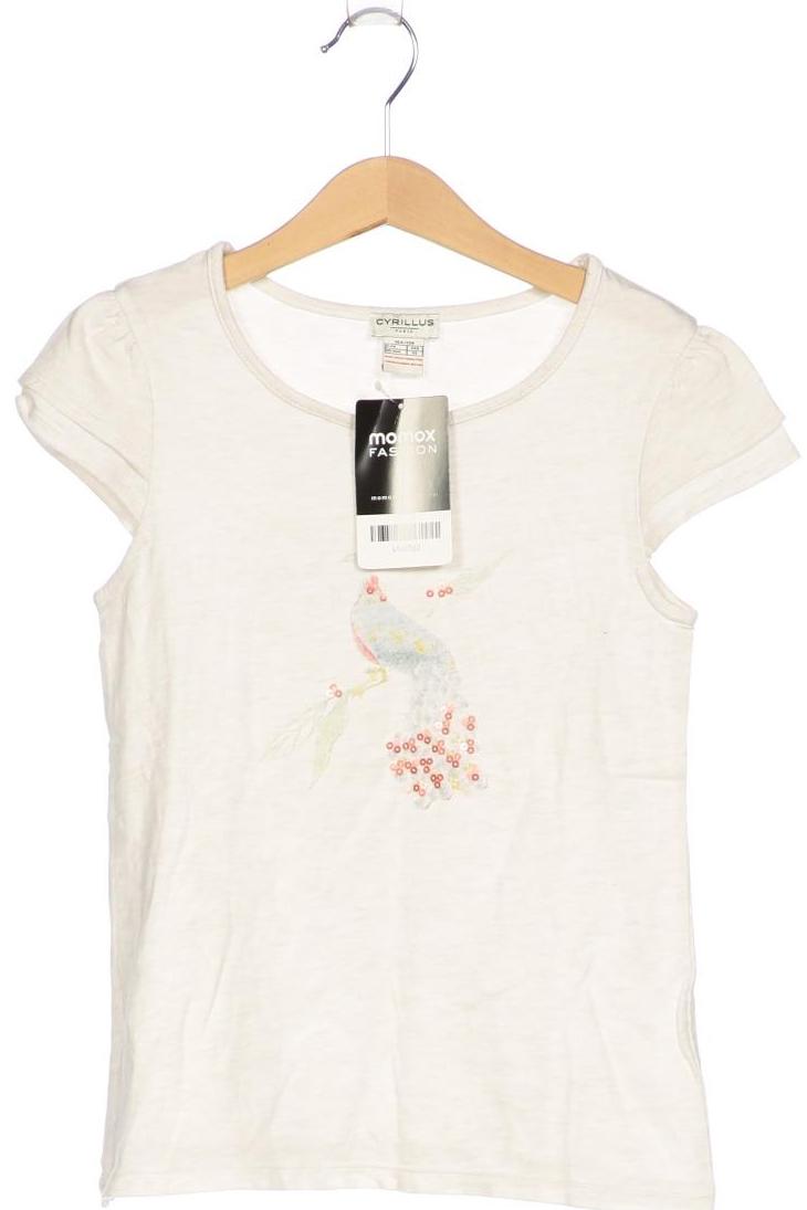

Cyrillus Damen T-Shirt, cremeweiß, Gr. 140
