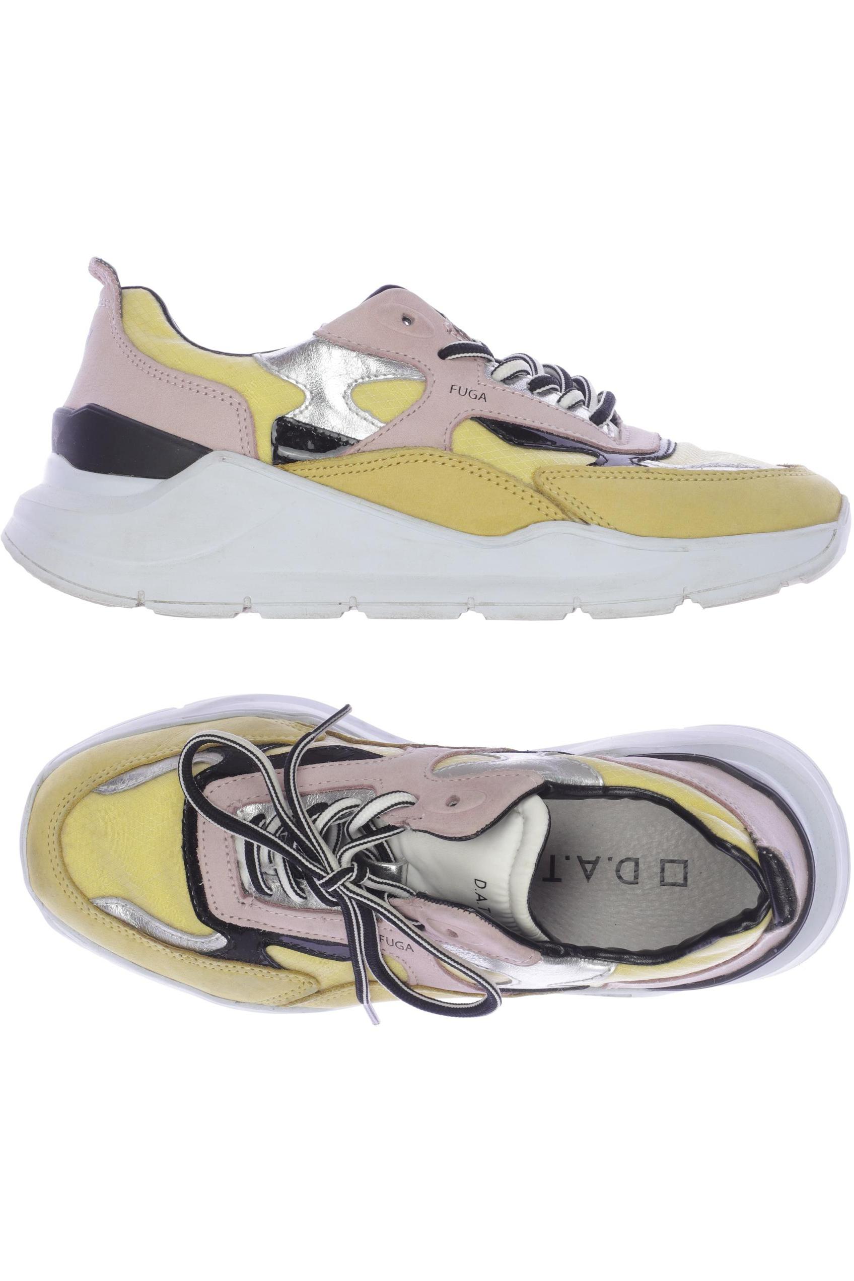 

D.a.t.e. Damen Sneakers, gelb, Gr. 38