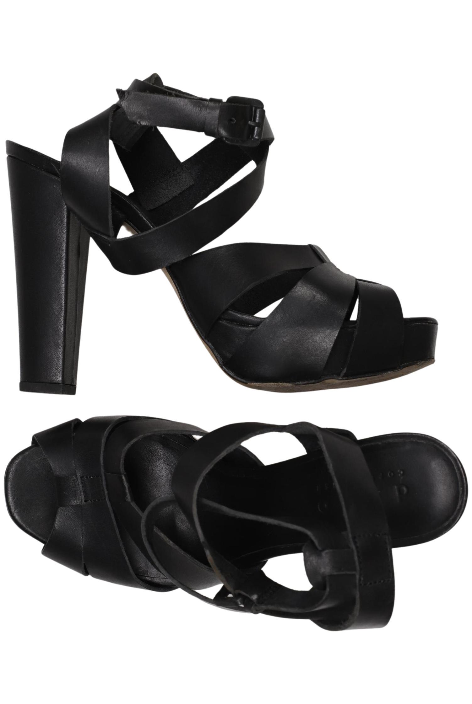 

d.co Copenhagen Damen Sandale, schwarz, Gr. 40