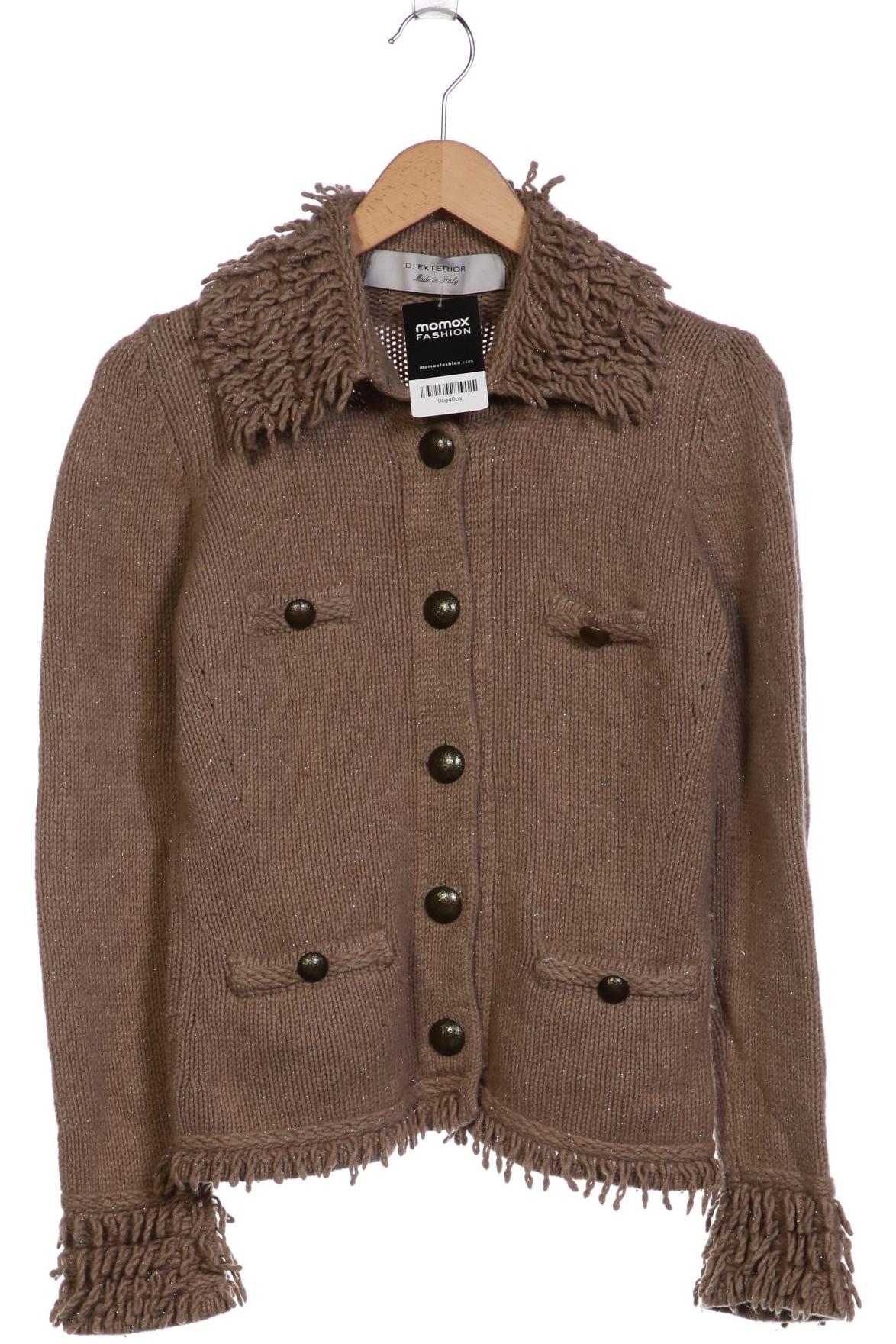 

D.exterior Damen Strickjacke, braun, Gr. 38