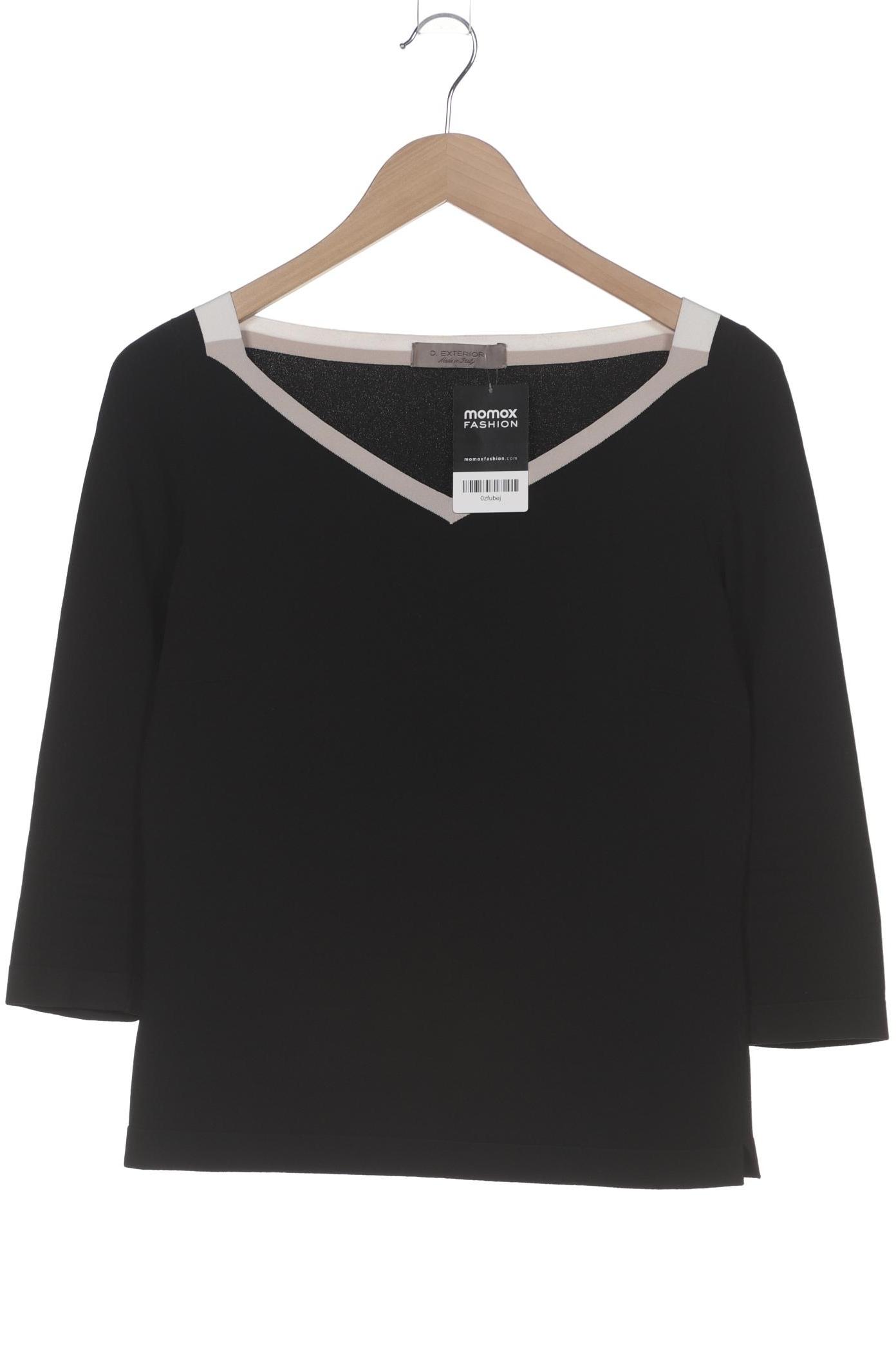 

D.exterior Damen Langarmshirt, schwarz, Gr. 36