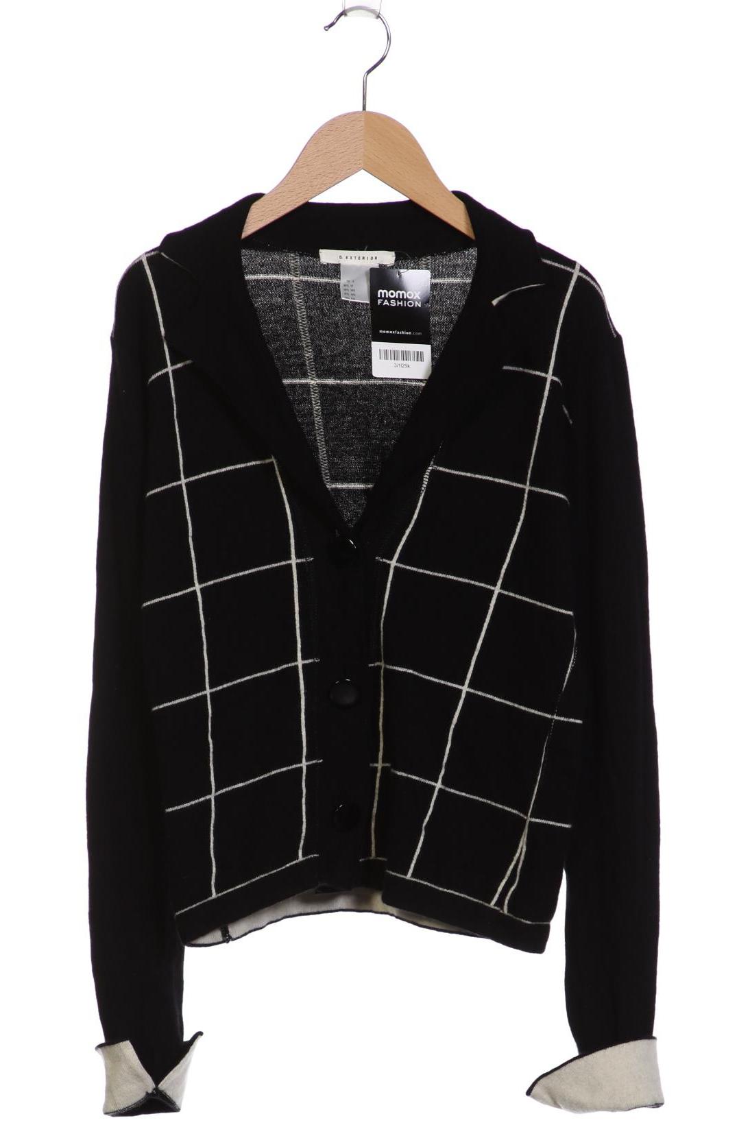 

D.exterior Damen Strickjacke, schwarz, Gr. 36