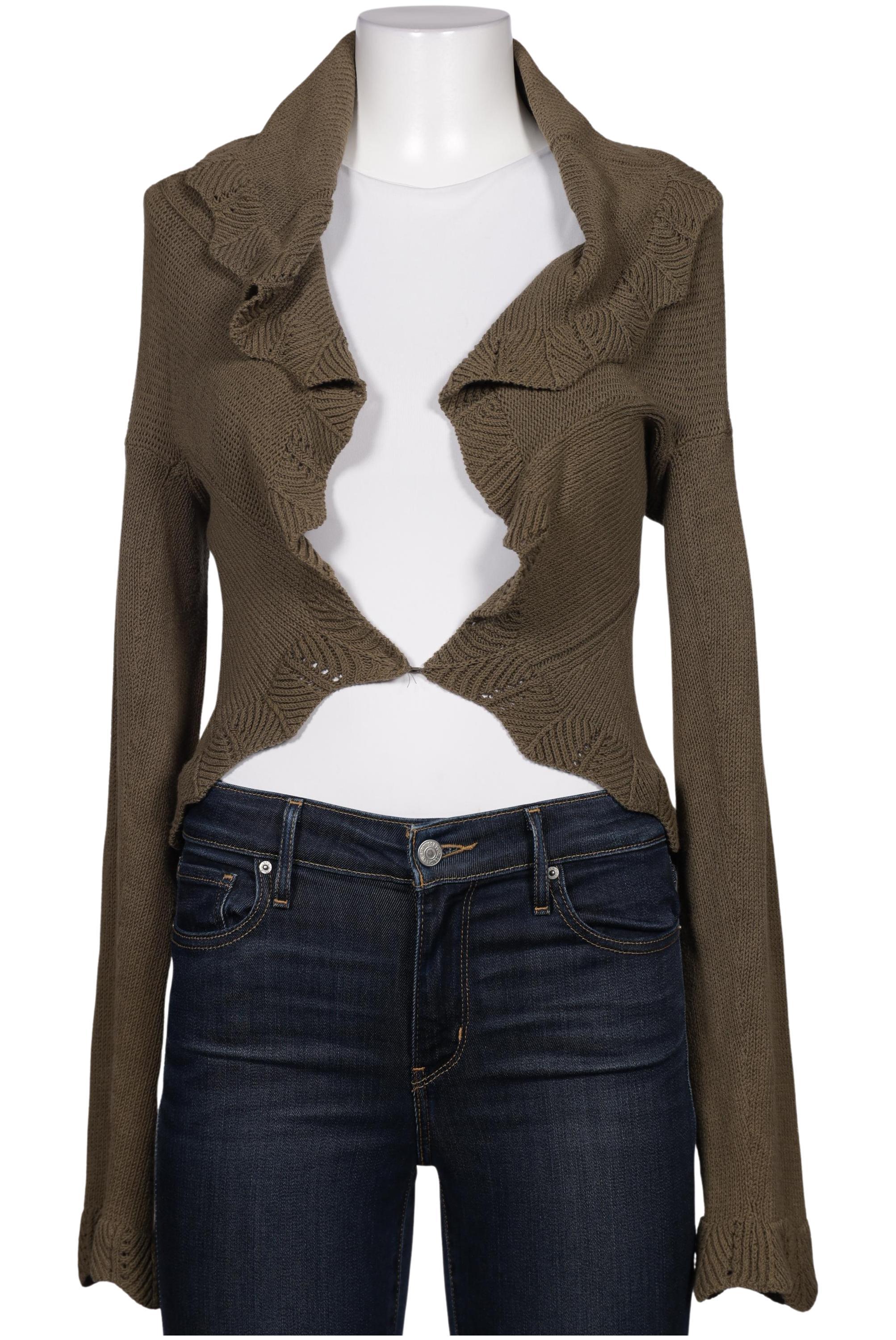 

D.exterior Damen Strickjacke, grün, Gr. 42