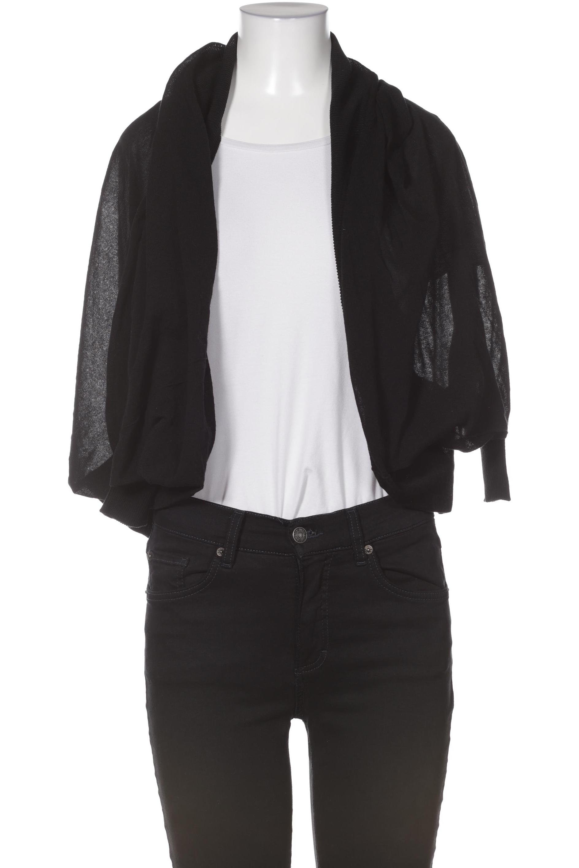 

D.exterior Damen Strickjacke, schwarz, Gr.