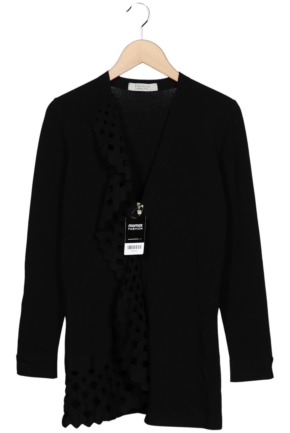 

D.exterior Damen Strickjacke, schwarz, Gr. 36