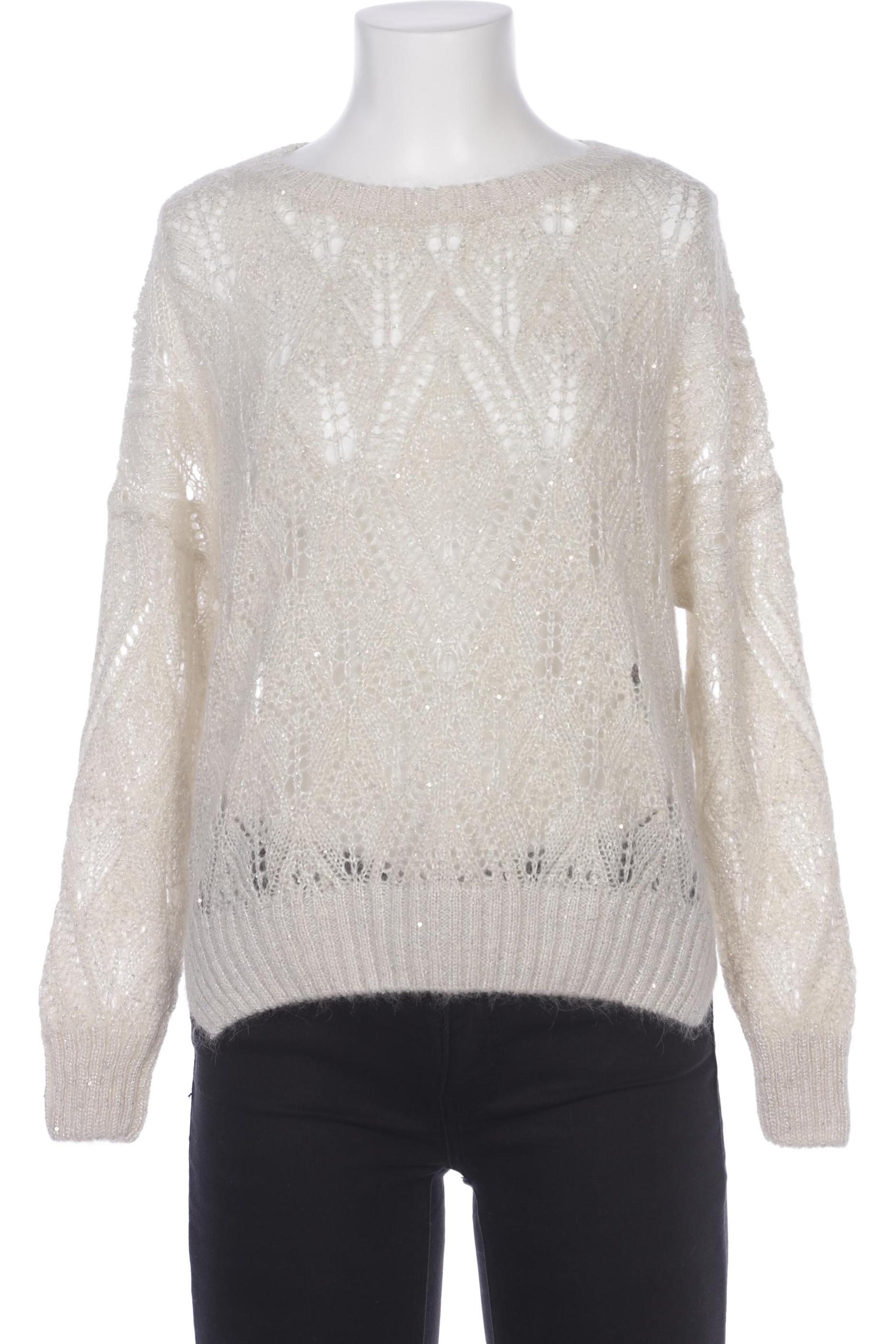 

D.exterior Damen Pullover, cremeweiß, Gr. 34