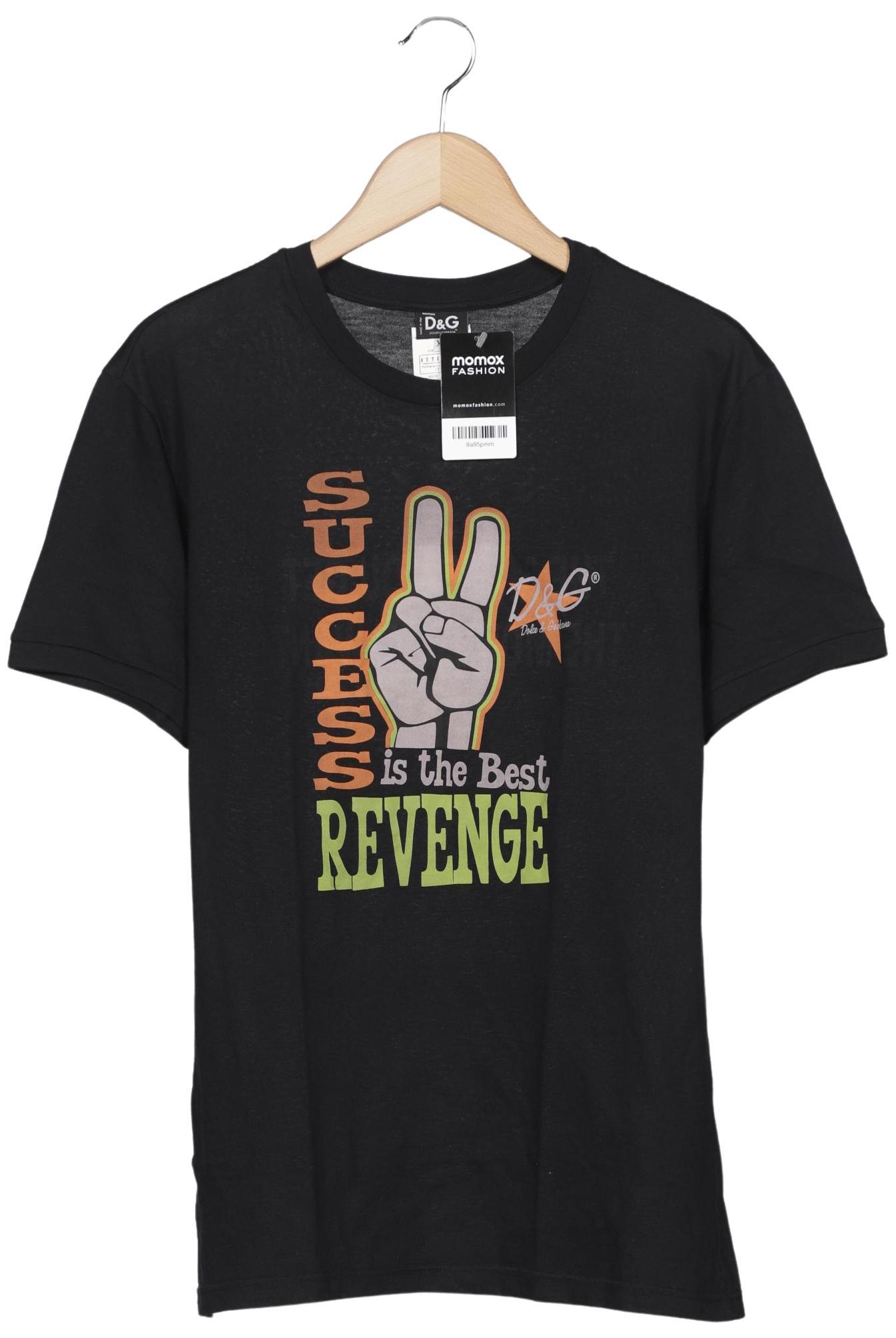 

D&G by Dolce&Gabbana Herren T-Shirt, schwarz, Gr. 54