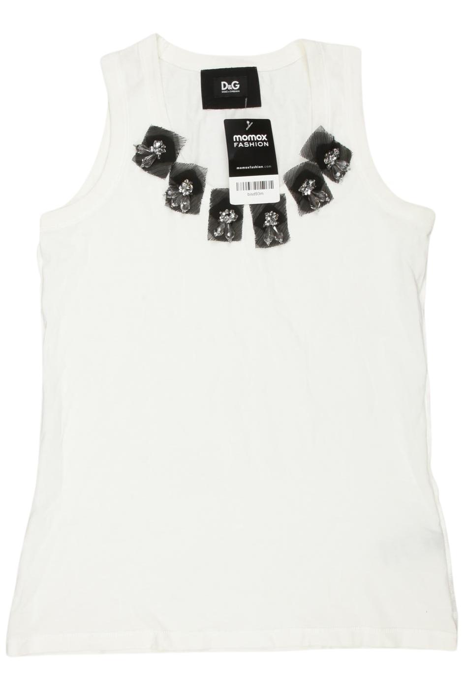 

D&G by Dolce&Gabbana Damen T-Shirt, weiß, Gr. 38