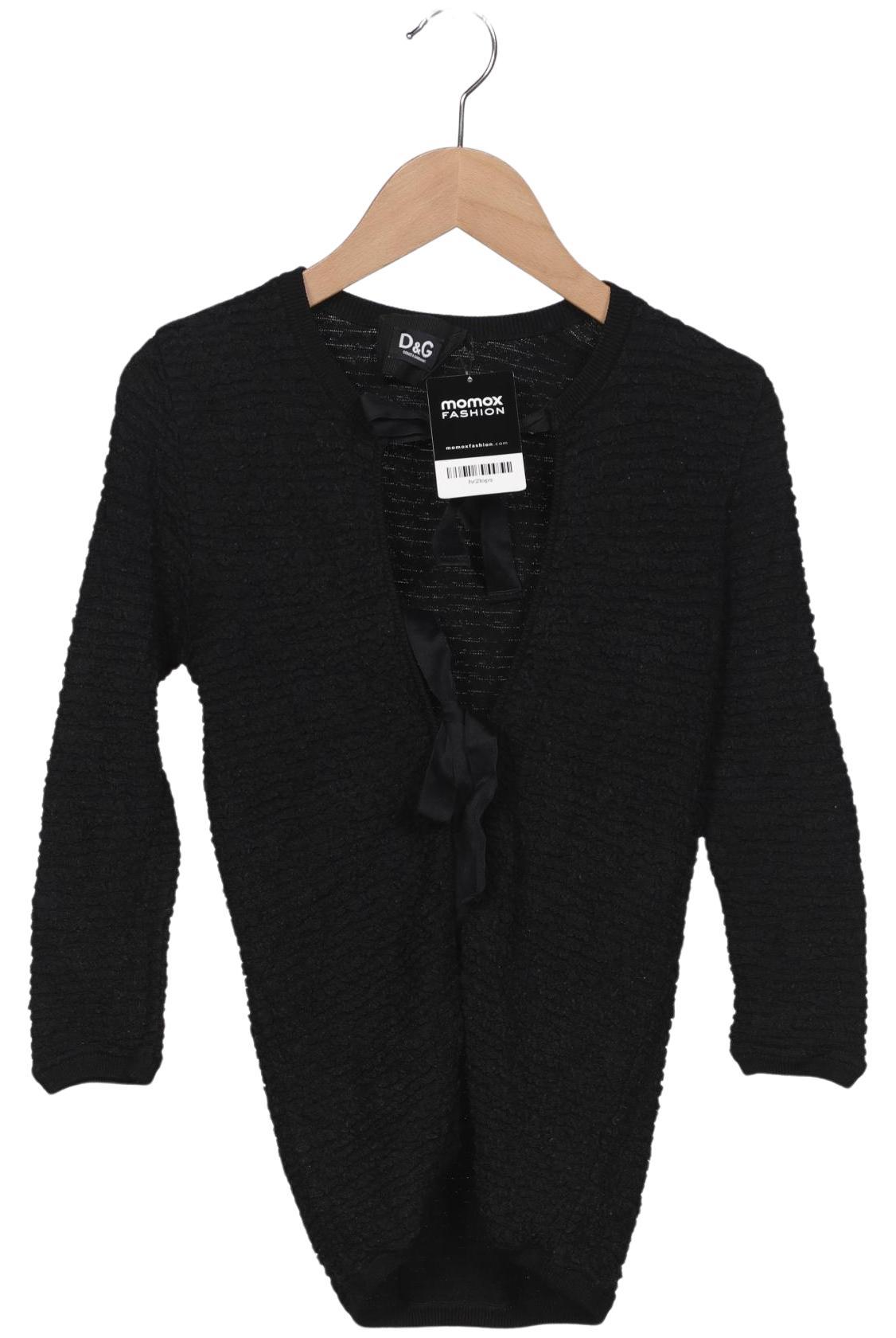 

D&G by Dolce&Gabbana Damen Strickjacke, schwarz, Gr. 30