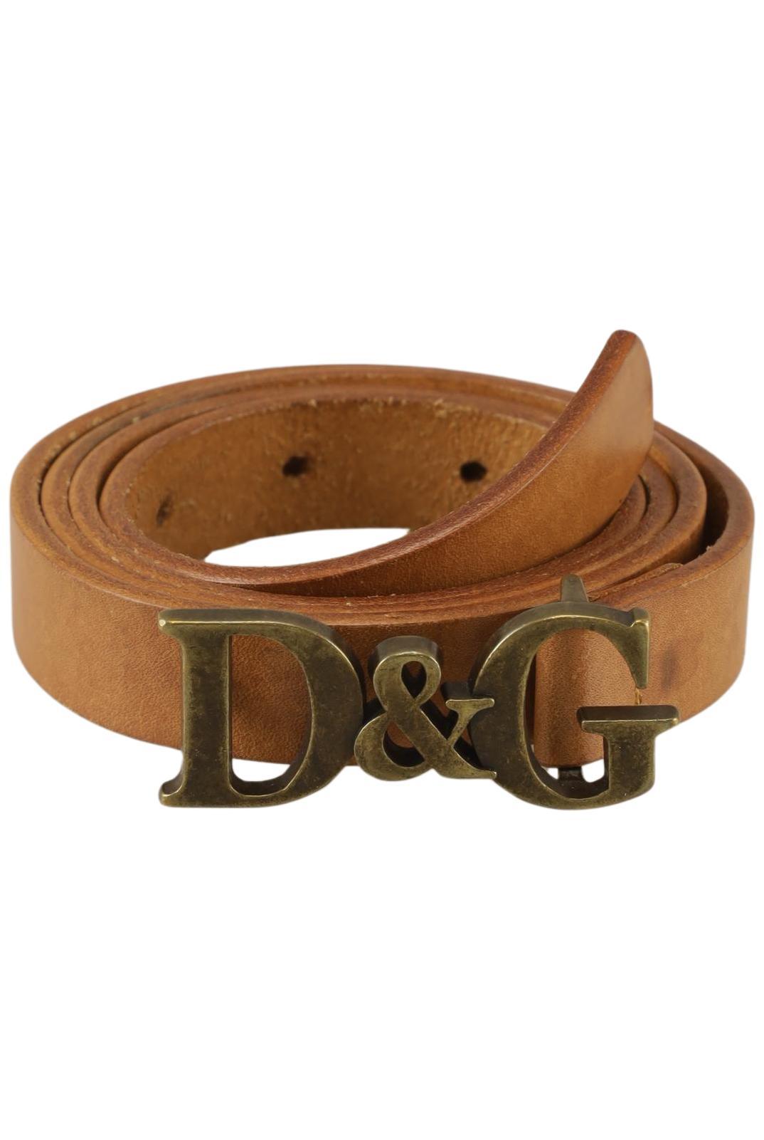 

D&G by Dolce&Gabbana Damen Gürtel, braun, Gr. 90