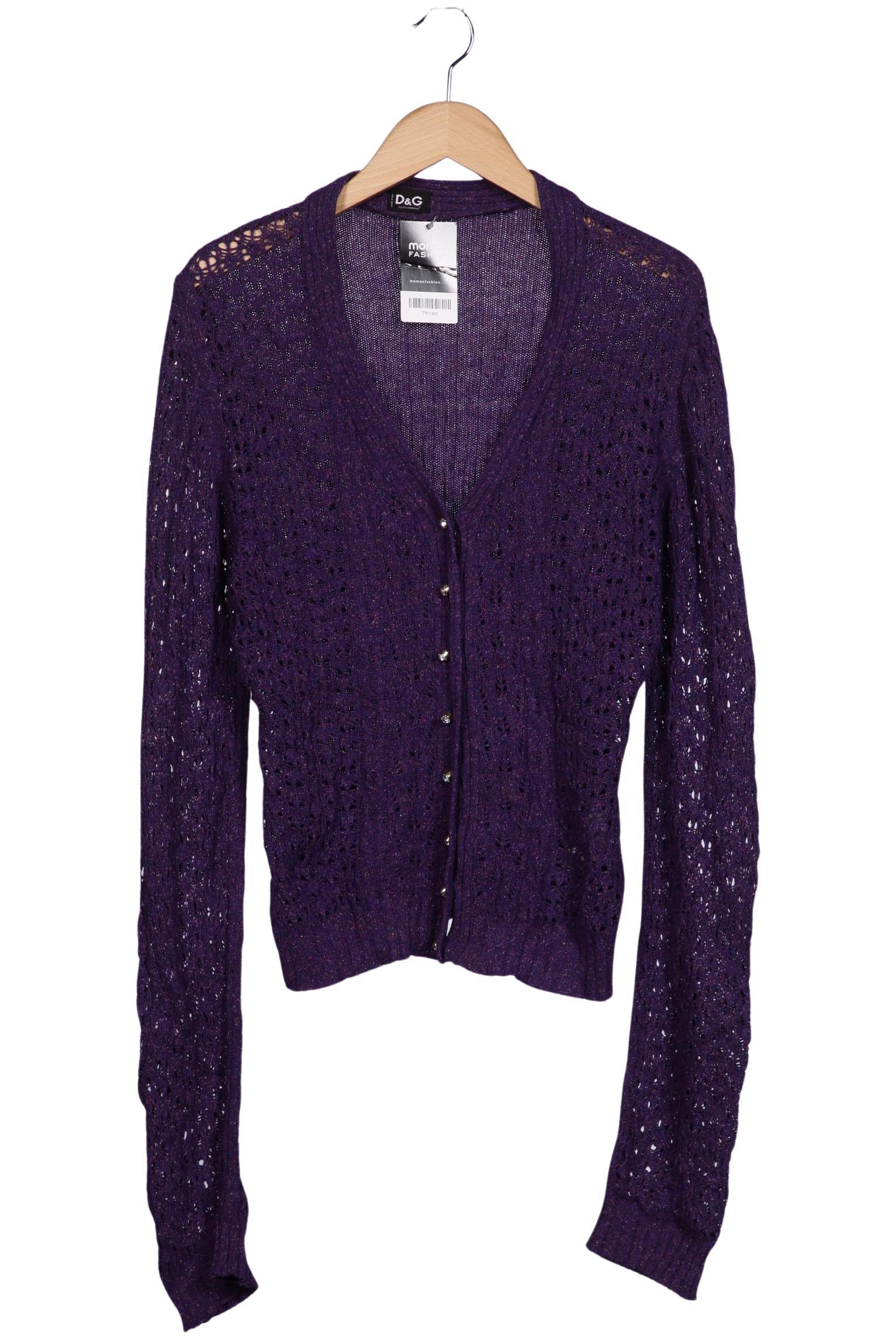 

D&G by Dolce&Gabbana Damen Strickjacke, flieder, Gr. 38