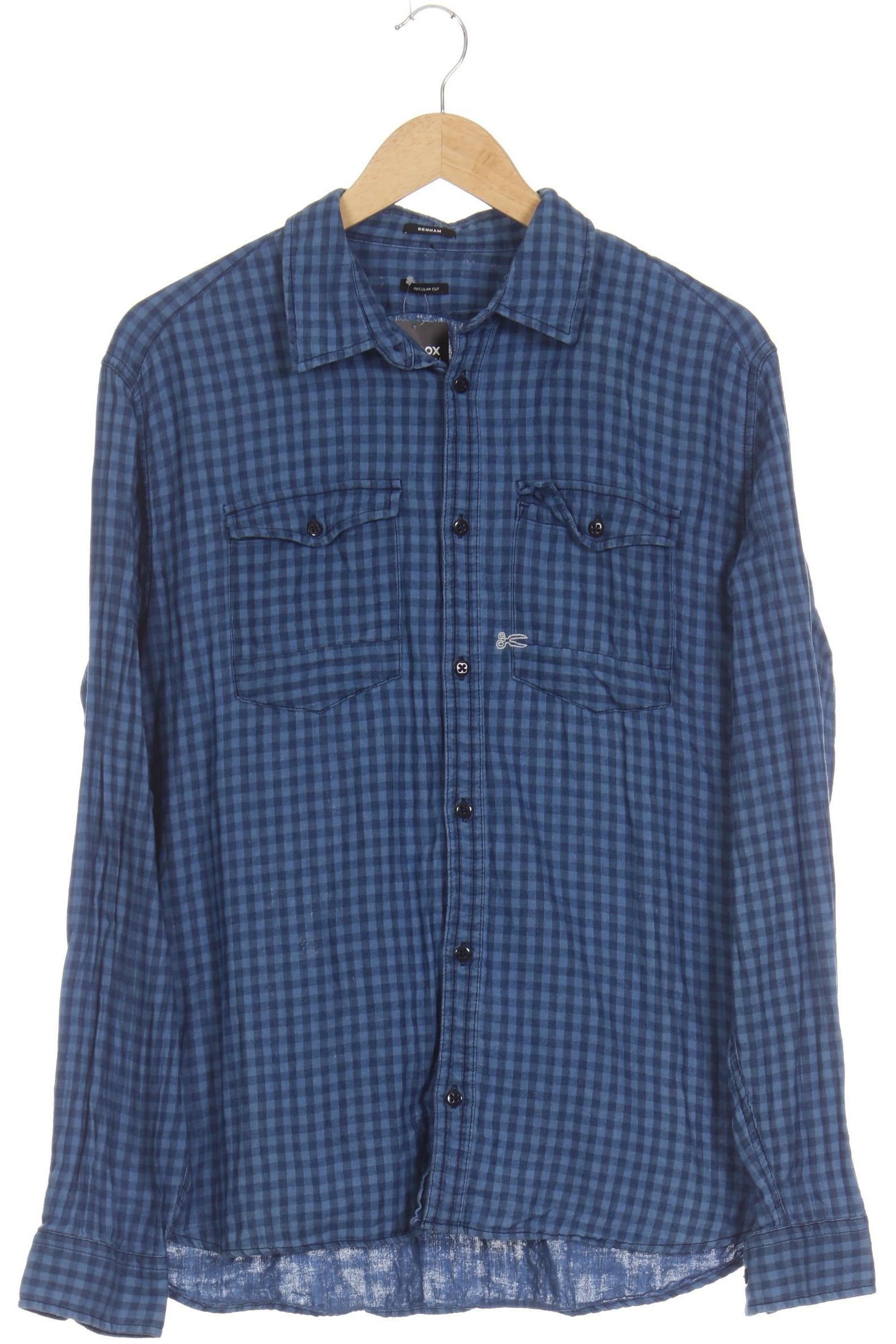 

Denham Herren Hemd, blau, Gr.