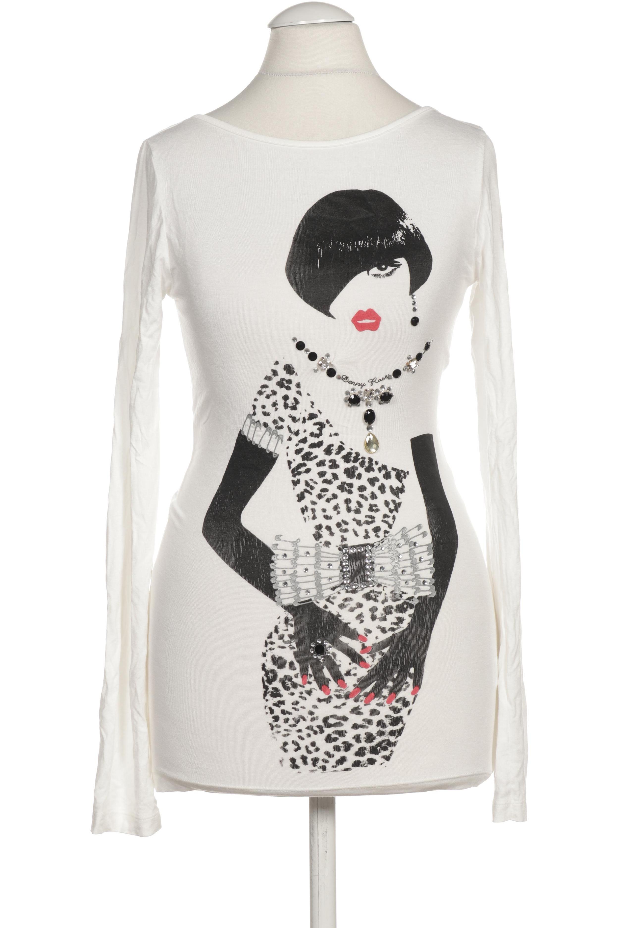 

Denny Rose Damen Langarmshirt, weiß, Gr.