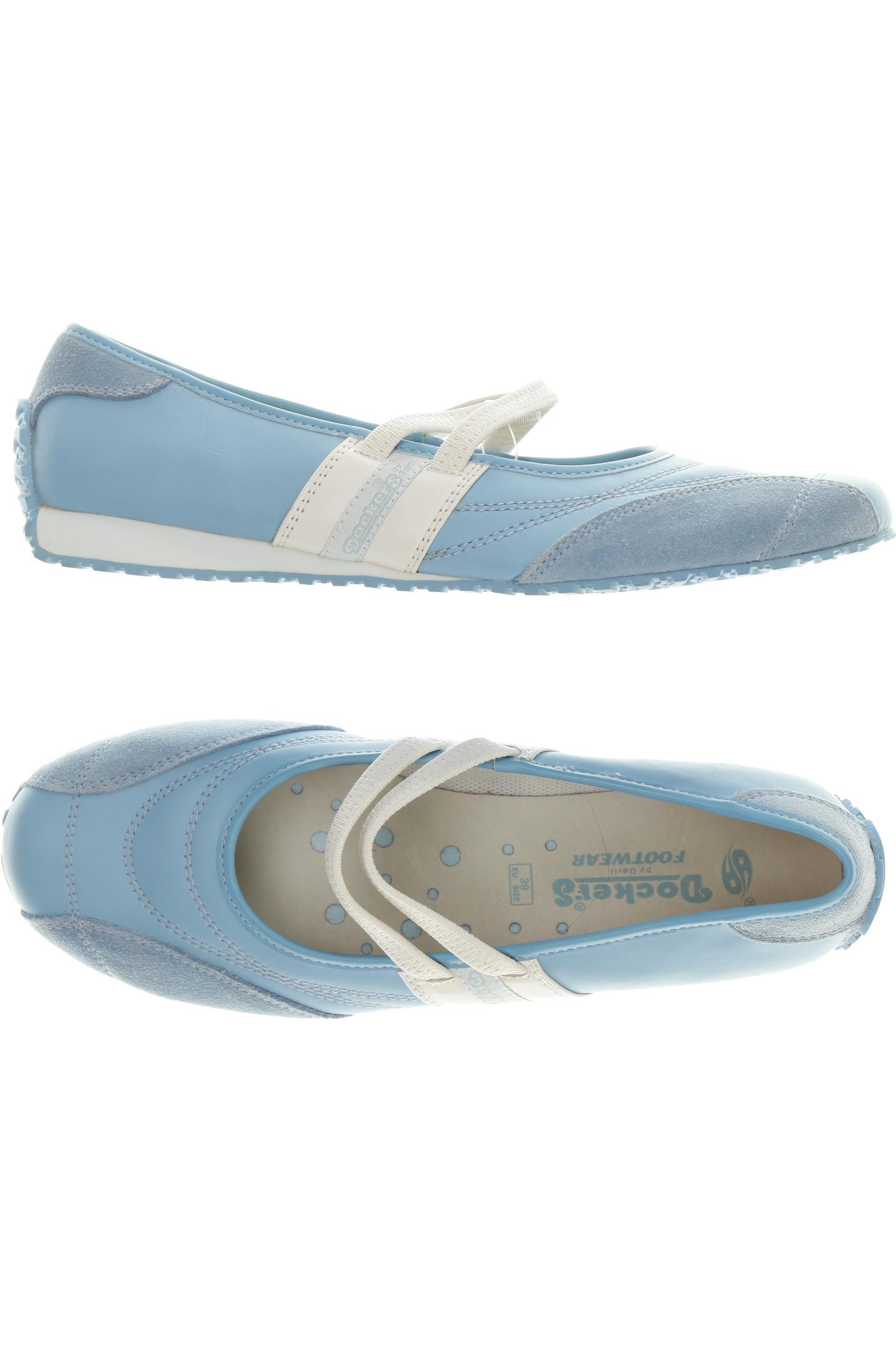 

Dockers Damen Ballerinas, blau, Gr. 39