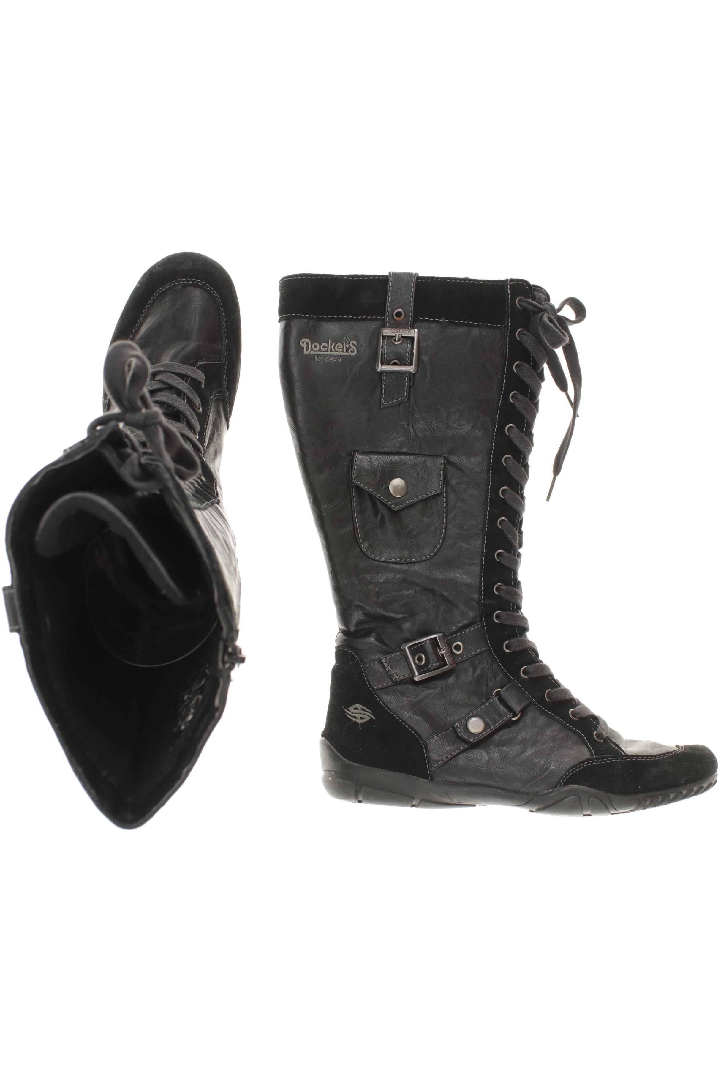 

Dockers Damen Stiefel, schwarz, Gr. 38