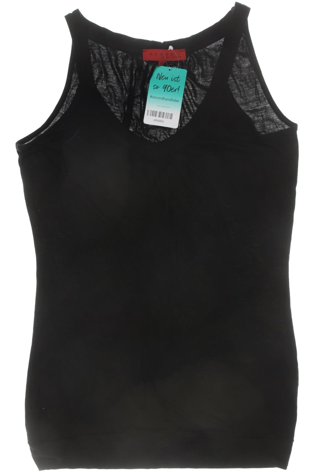 

Donna by Hallhuber Damen Top, schwarz, Gr. 38