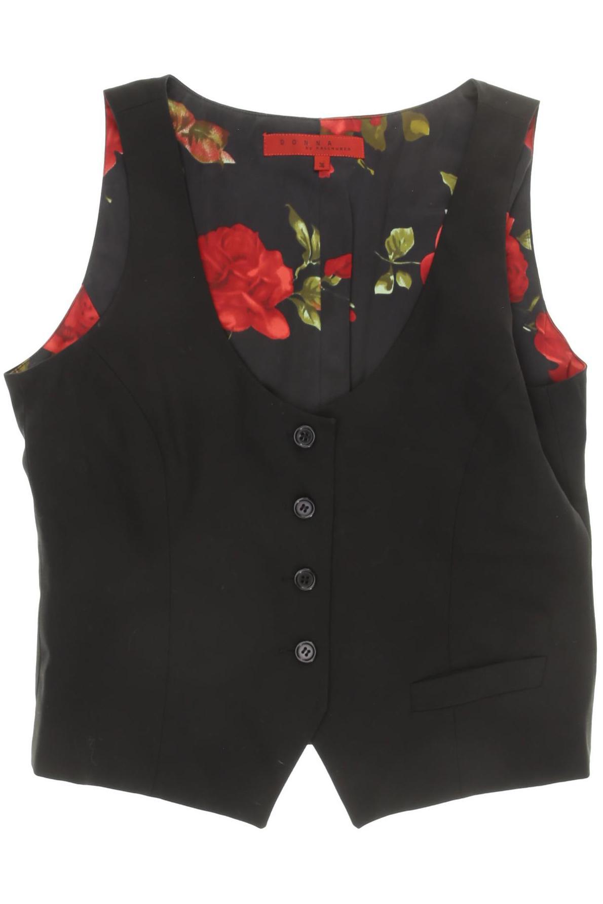 

Donna by Hallhuber Damen Weste, schwarz, Gr. 36
