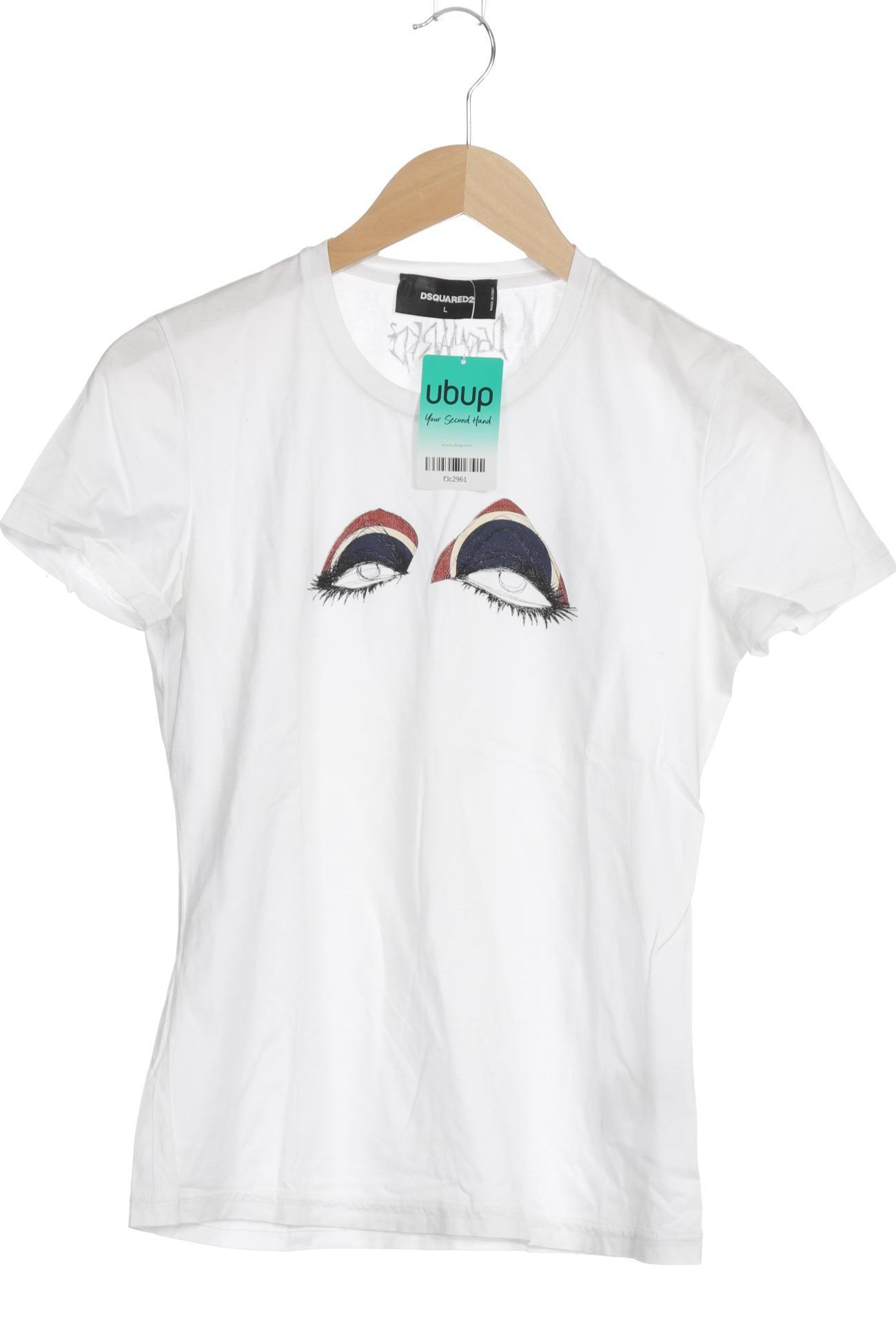 

Dsquared2 Damen T-Shirt, weiß, Gr.