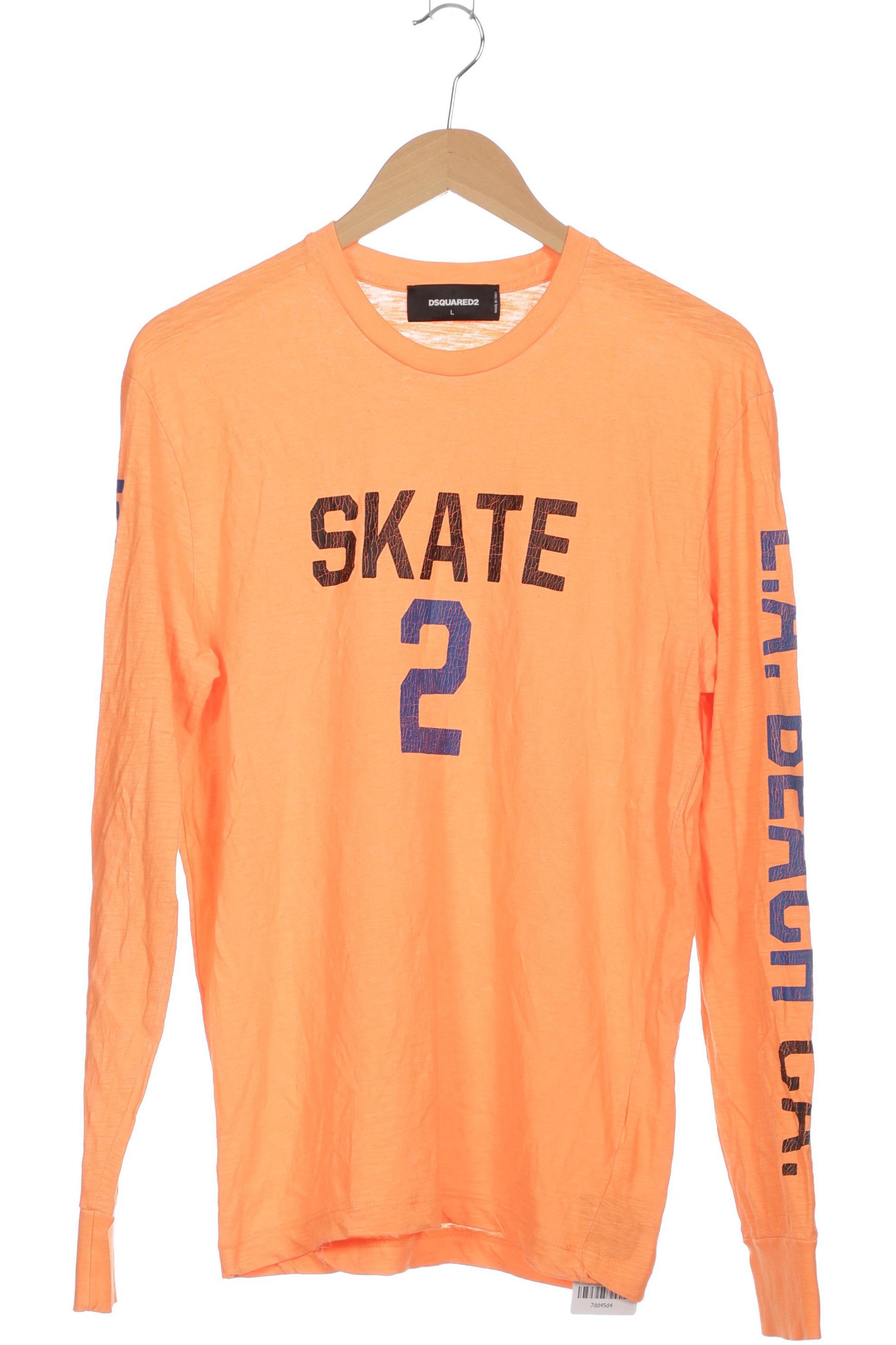

Dsquared2 Herren Langarmshirt, orange, Gr.