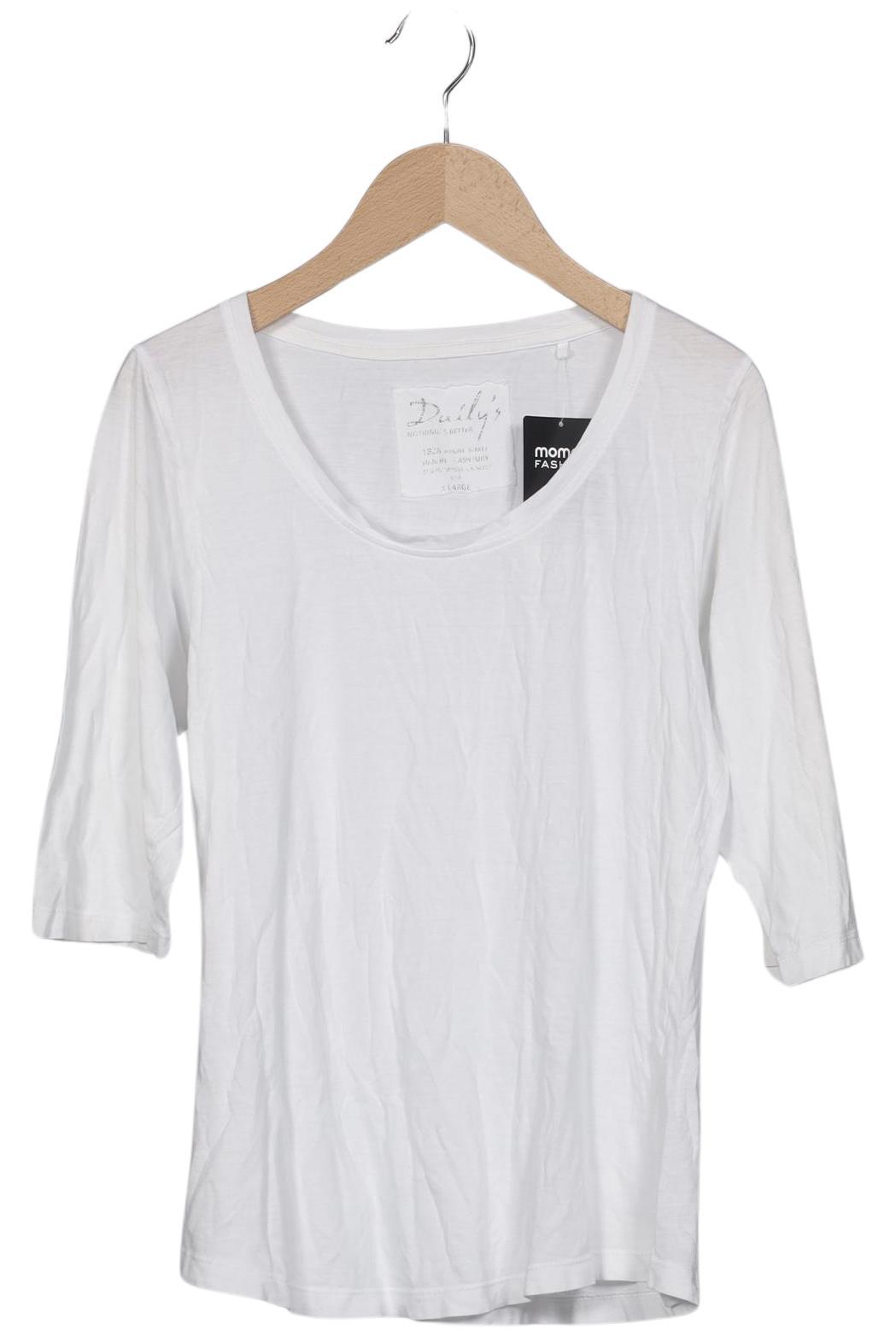 

Dailys Nothings Better Damen Langarmshirt, weiß, Gr. 44