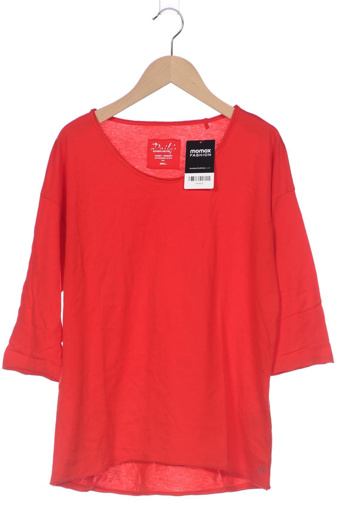 

Dailys Nothings Better Damen Langarmshirt, rot, Gr. 36