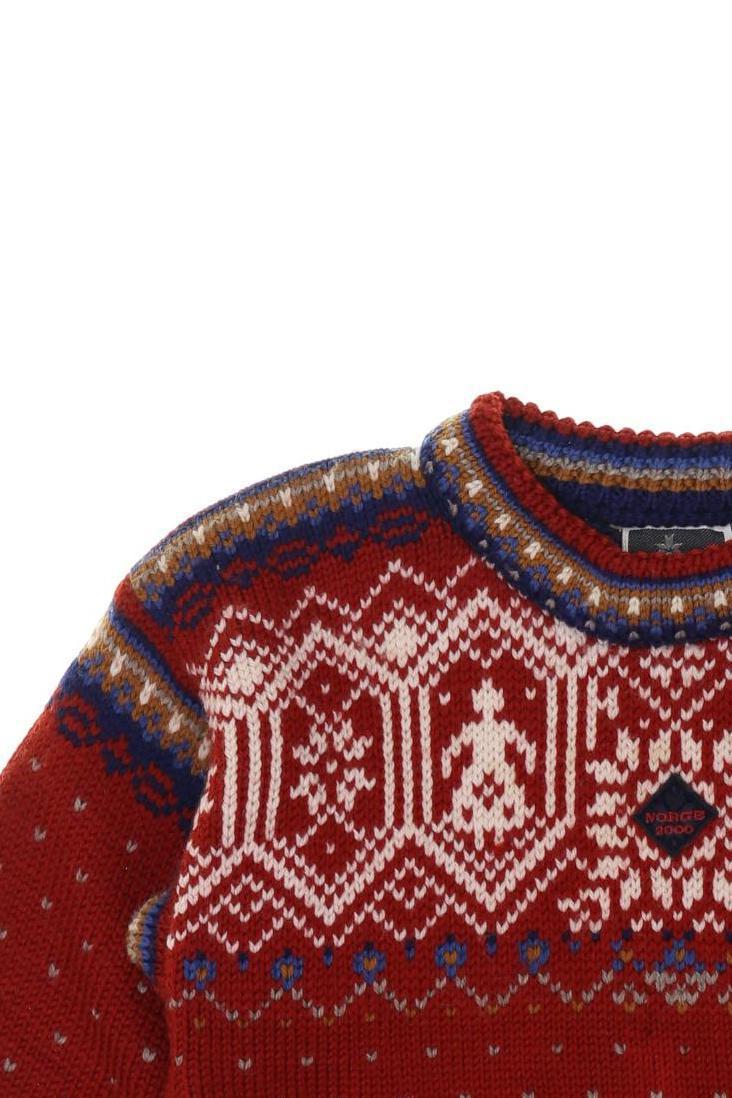 Thumbnail - Dale of Norway Mädchen Pullover, rot, Gr. 104